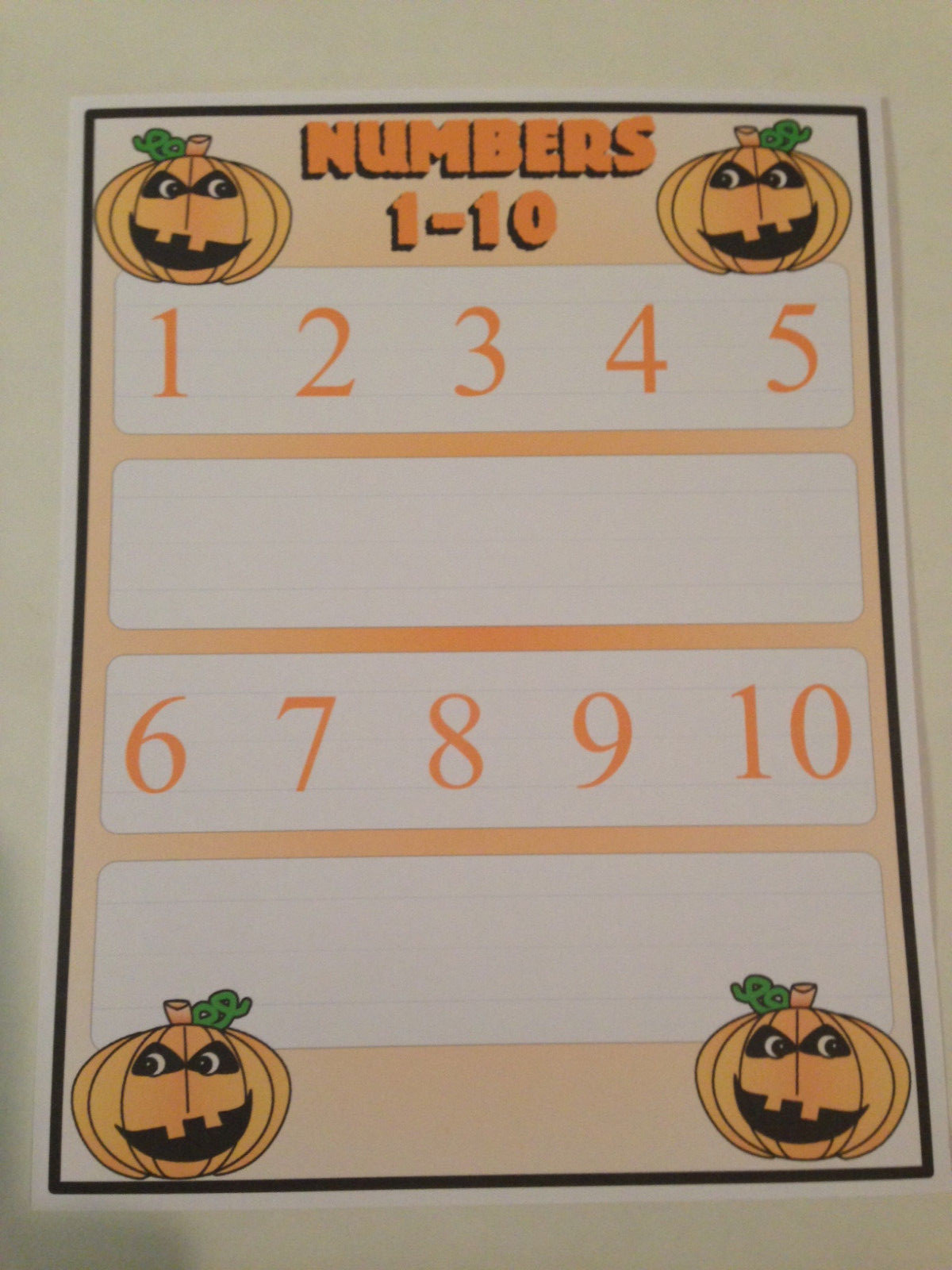 PUMPKINS -THEMED Learning Activities Package- LAMINATED – Teaching supplies