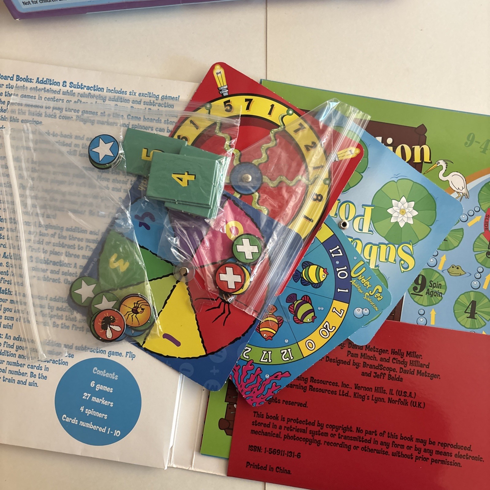 Learning Center Lakeshore Activity Set Lot Of 14 Games 6+ Homeschool Education