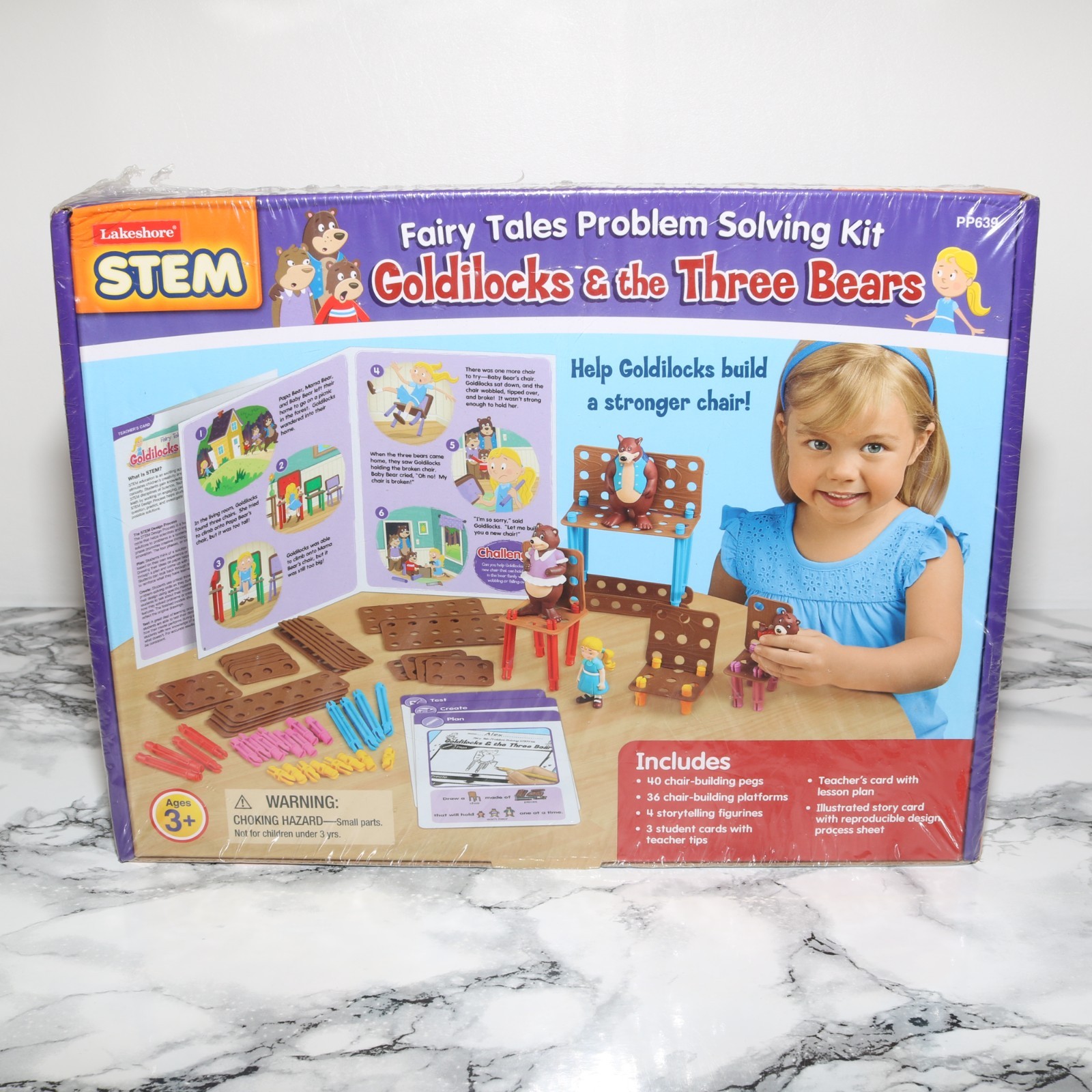 NEW Lakeshore STEM Goldilocks & The Three Bears Fairy Tales Problem Solving Kit