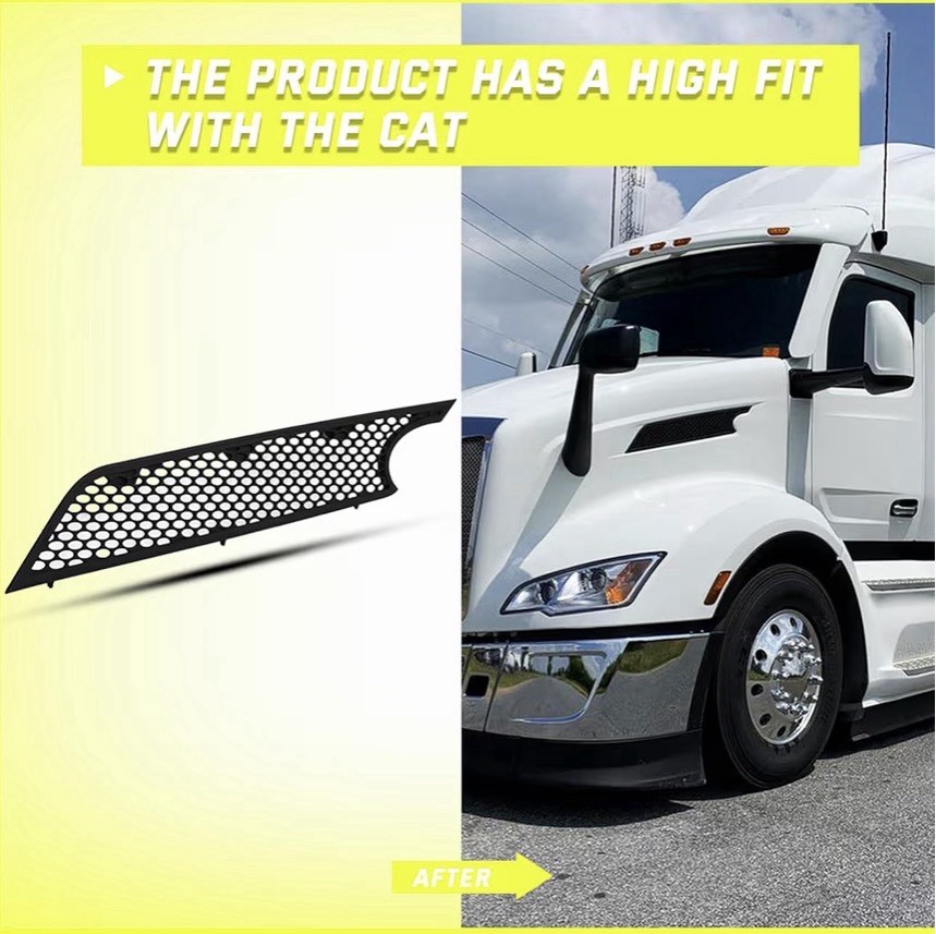 Black Side Grille Replacement Hood Vent Air Intake Grill fit for 2023+ Right
