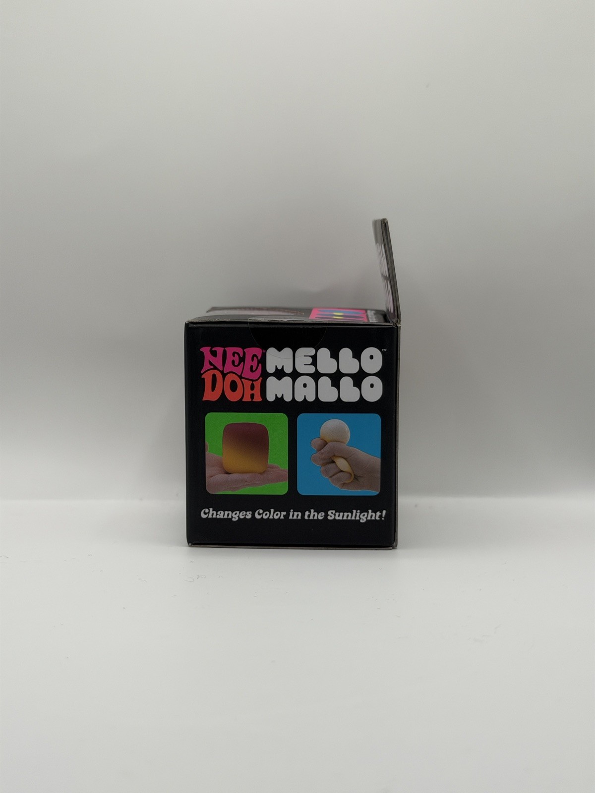 NEW Nee Doh Mello Mallo Color-Changing Marshmallow Squishy Squeeze Ball Pink
