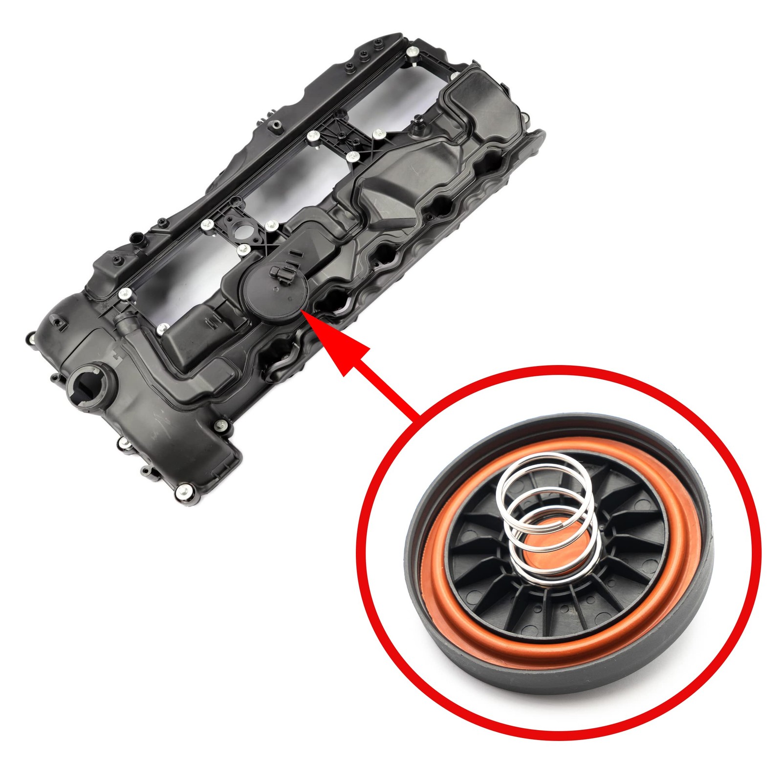 Klifex Cover Repair Kit Engine Cylinder Head Valve Cap Compatible with…