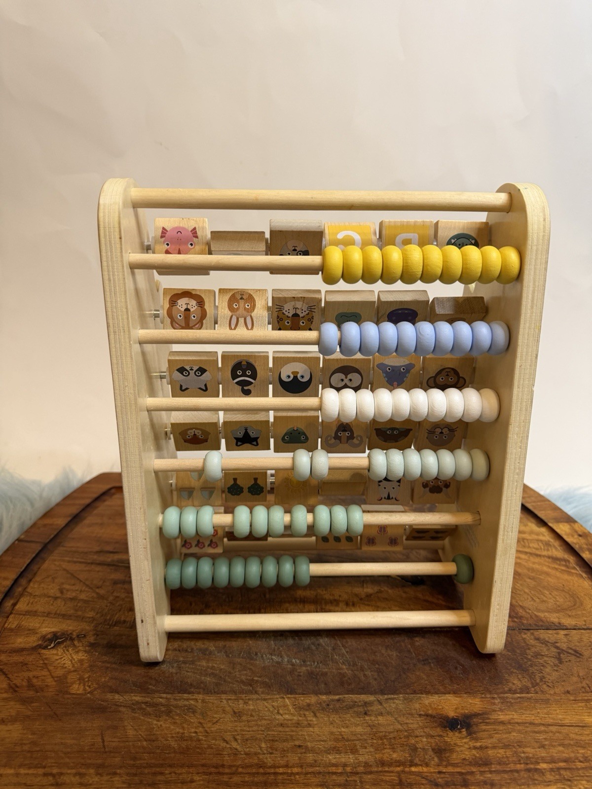 Moover Wooden Alphabet Number Toy ABC 123 Montessori Learning Activity Blocks