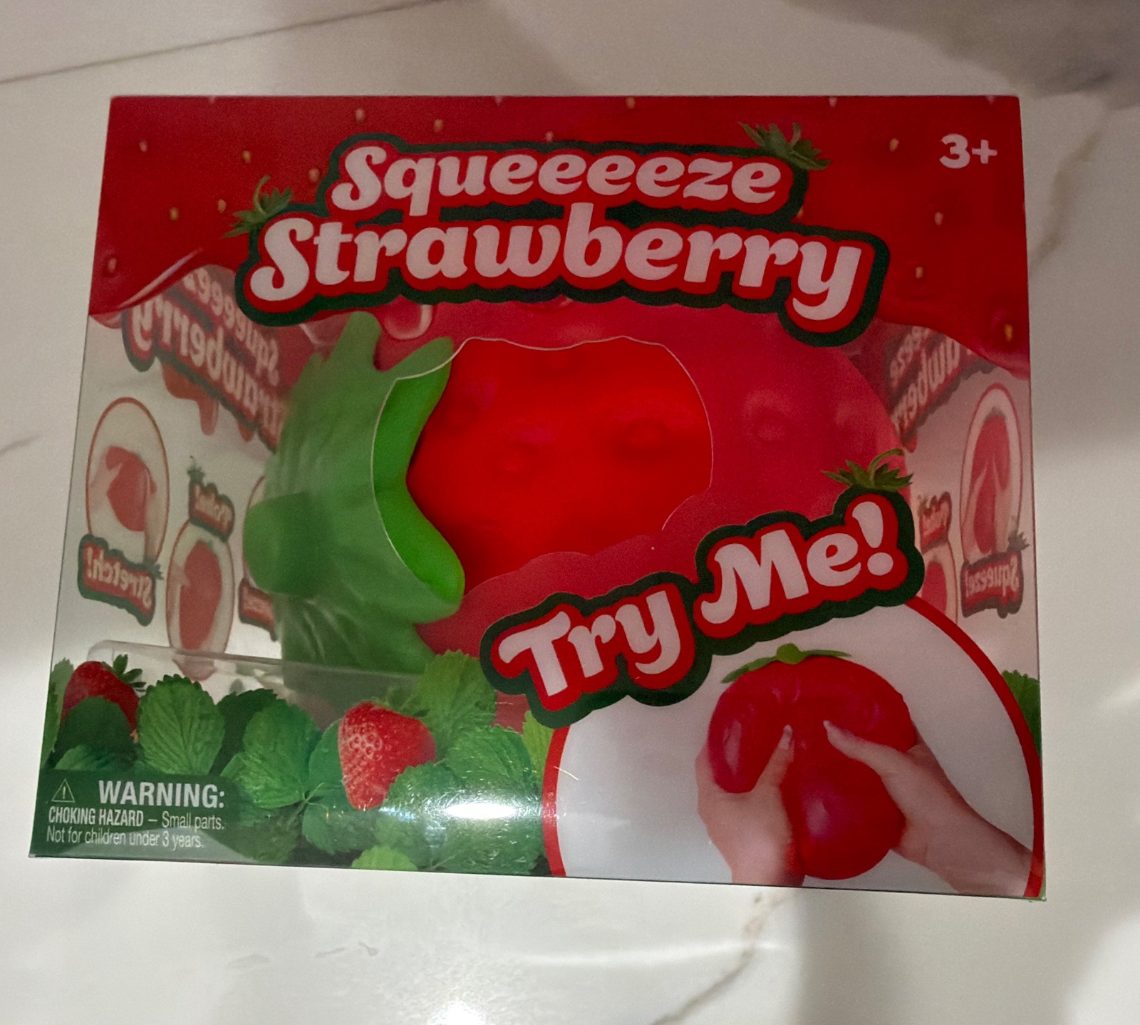 REAL VIRAL TOYMENDOUS Strawberry SunnyDays Squishy Large Stress Relief Toy NEW!