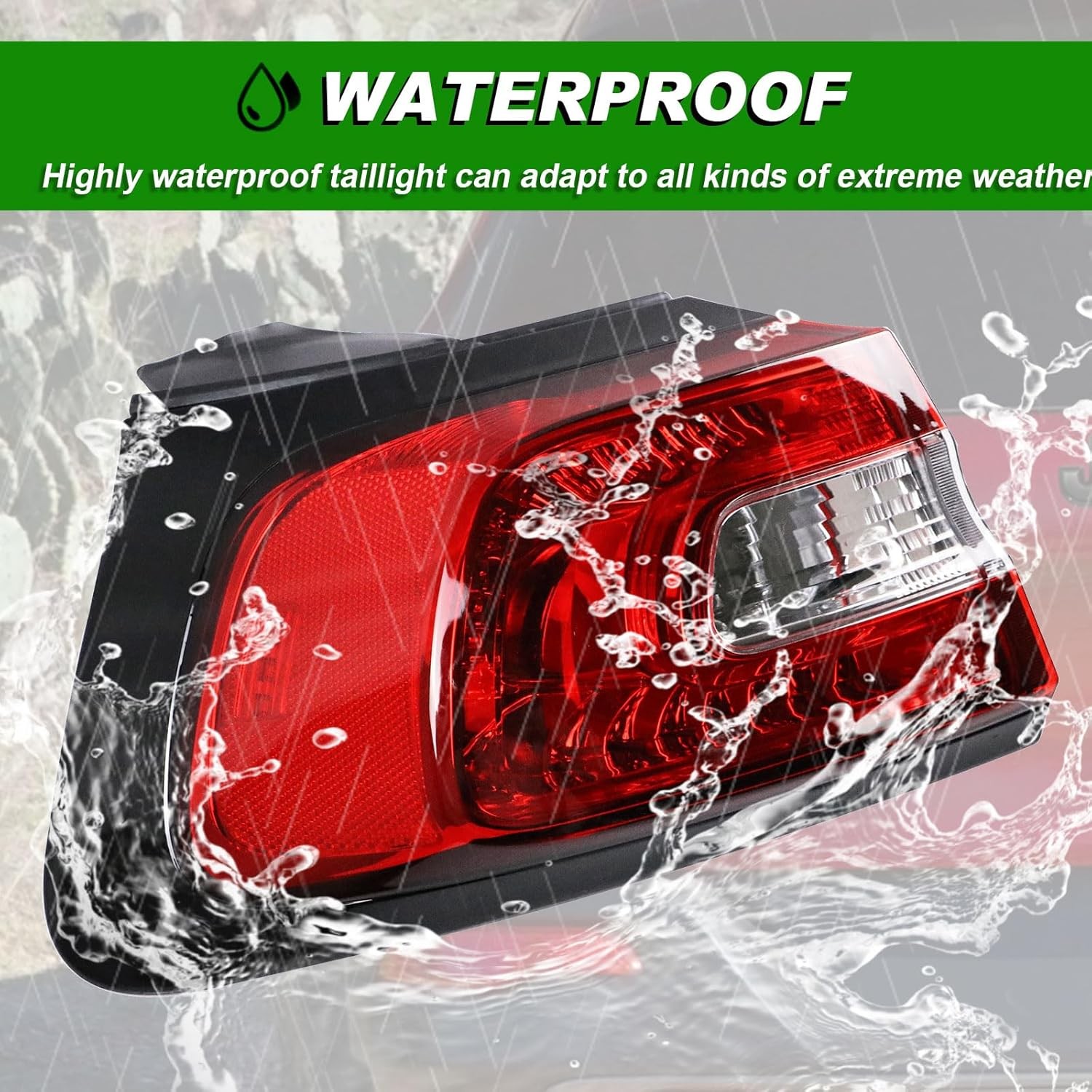 2014-2018 Jeep Cherokee Rear Tail Light Assembly Outer Compatible Compatible