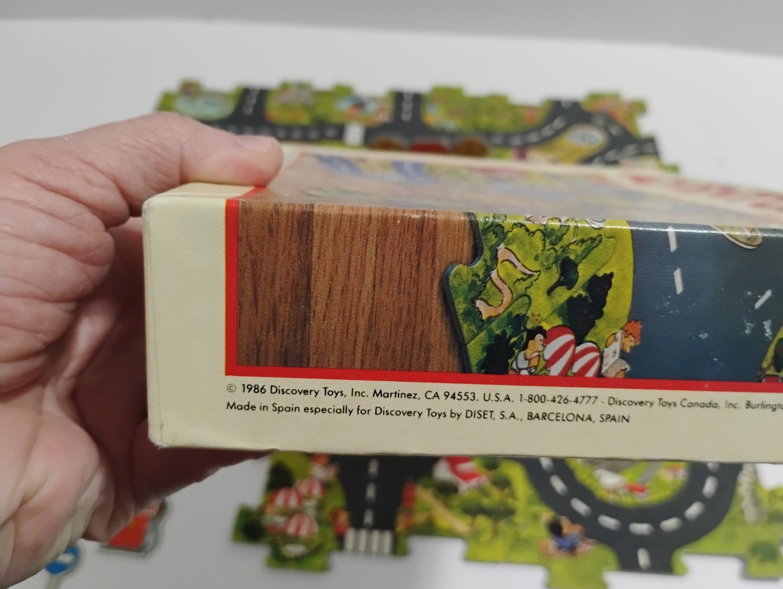 Vintage 1986 Discovery Toys Adventure Floor Puzzle Playset