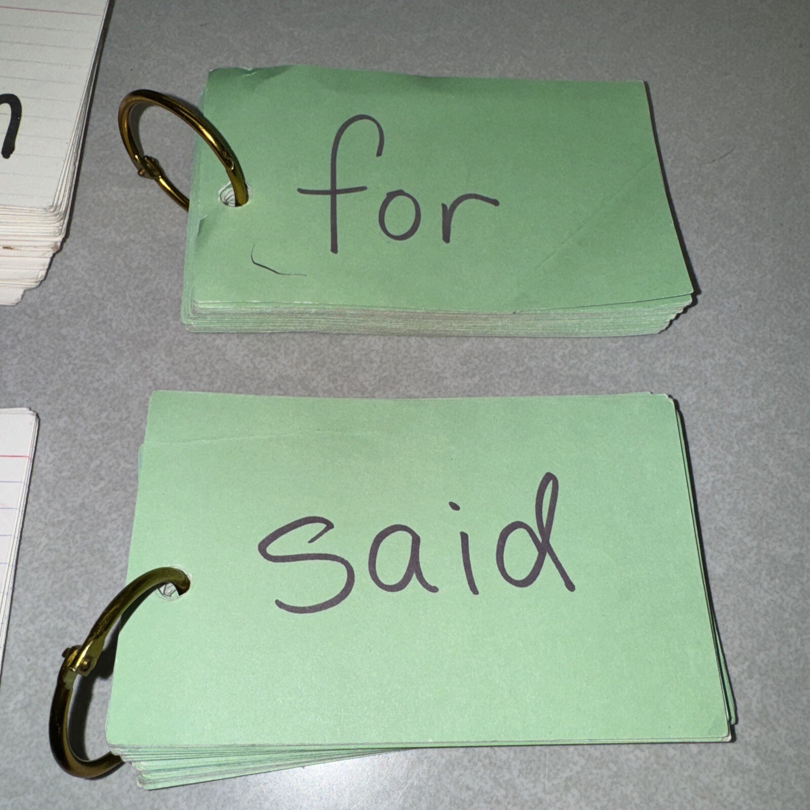 6x Sight Words Flash Cards In Rings – Reading Homeschool Retired Teacher