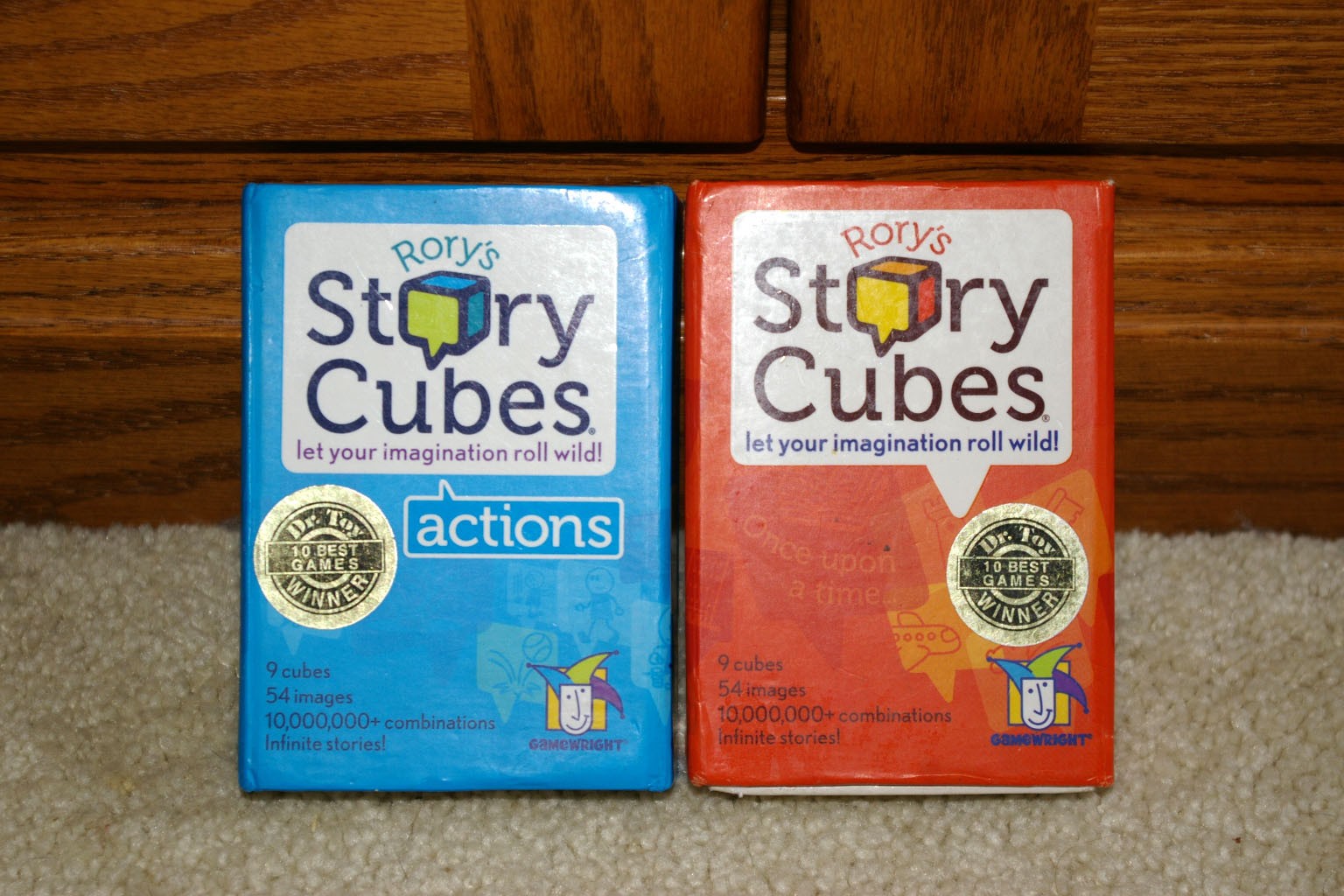 Gamewright Rory’s Story Cubes Creative Story Generator Lot Original/Action Dice