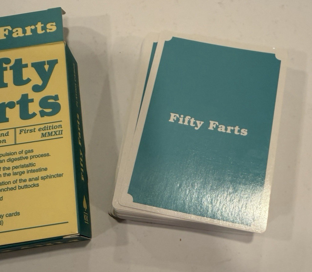 Fifty Farts Playing Cards (52) Gag Gif Learning Guide Cards First Edition MMXII