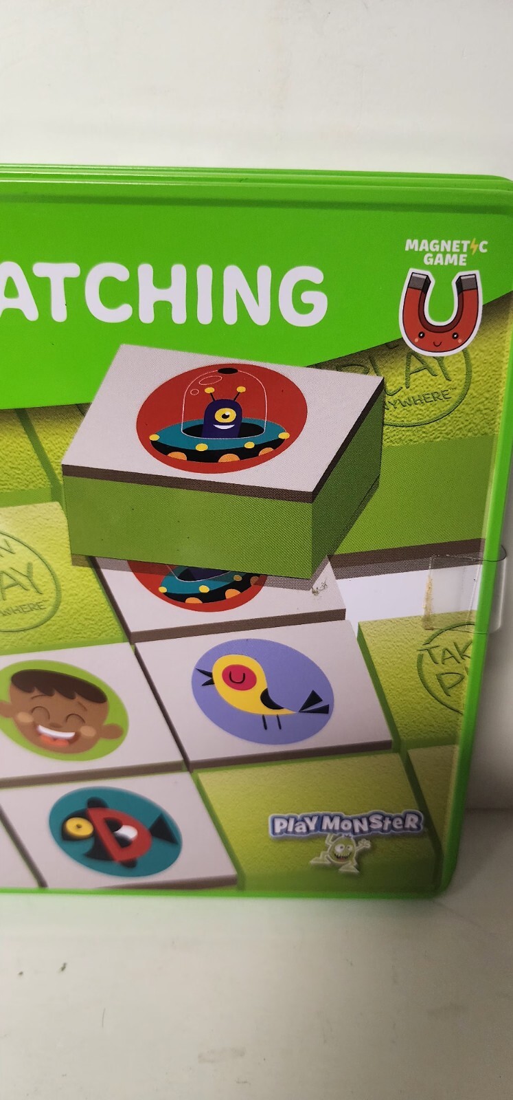 Playmonster Take ‘N’ Play Anywhere Matching Magnetic Game Portable Travel Toy