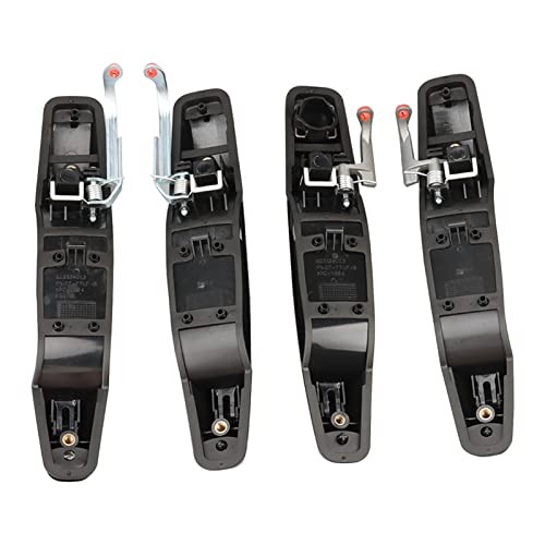 NPAUTO Black Exterior Outside Door Handle Replacement for Chevy Silverado 1500