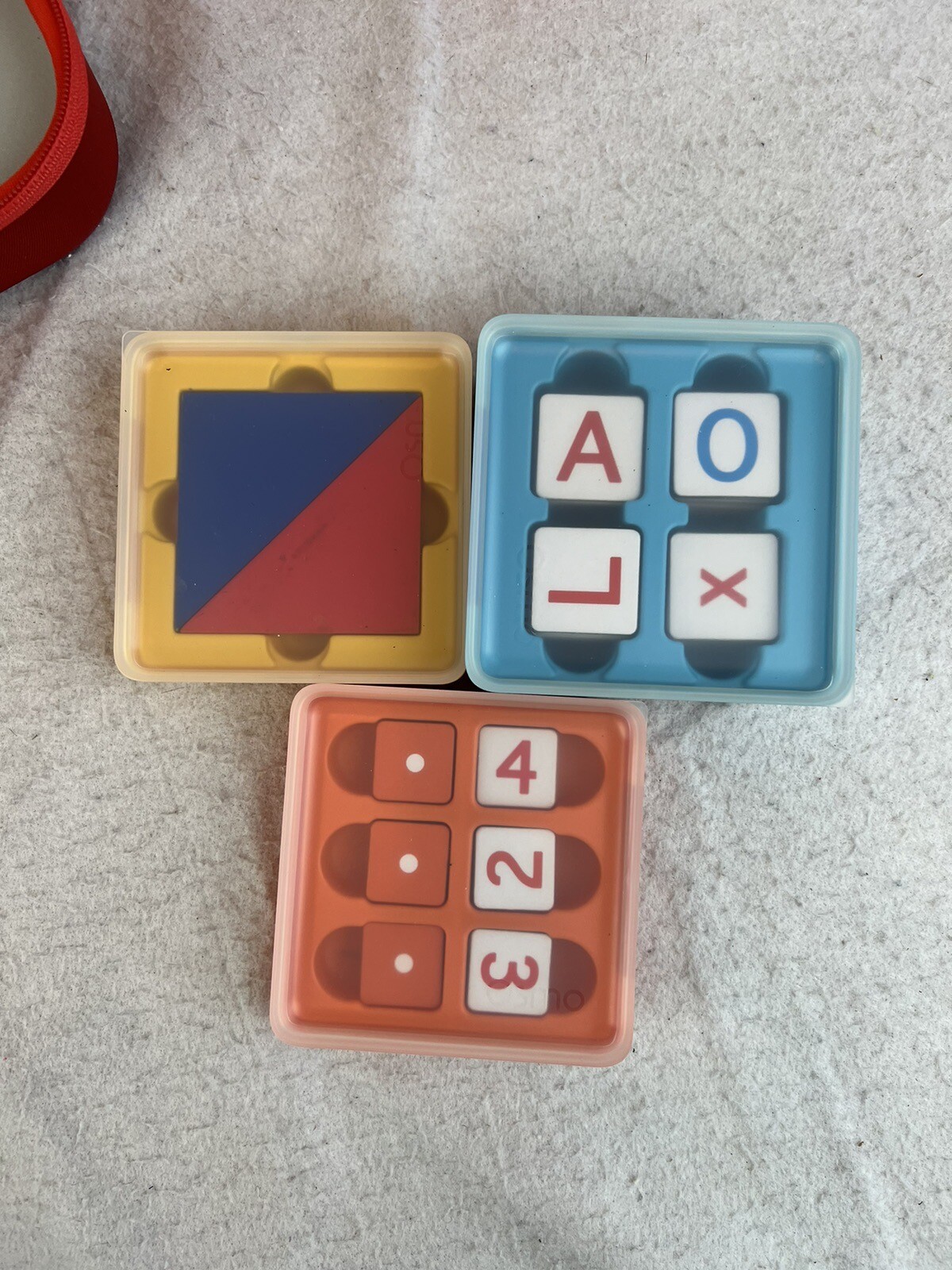 Osmo Genius Lot With Case Games Tangram Words Numbers