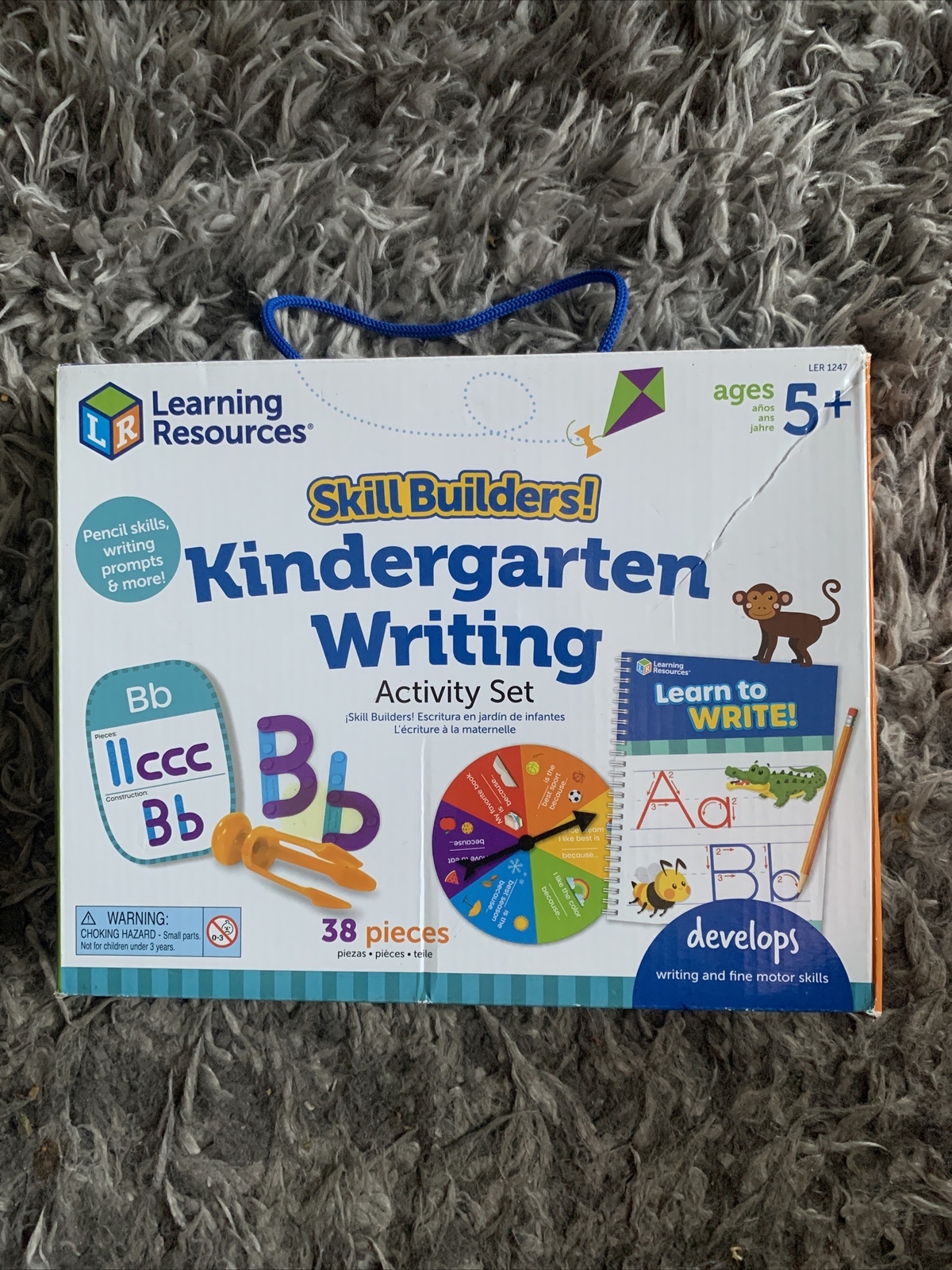 Learning Resources Skill Builders! Kindergarten Writing Multicolor (LER 1247)