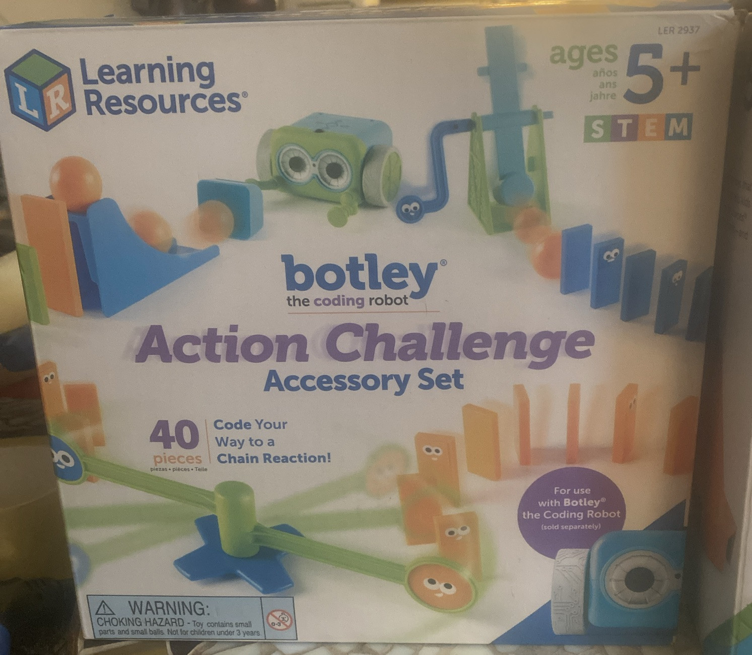 Botley the Coding Robot Activity Set -, Ages 5+, STEM – LER 2935 Used