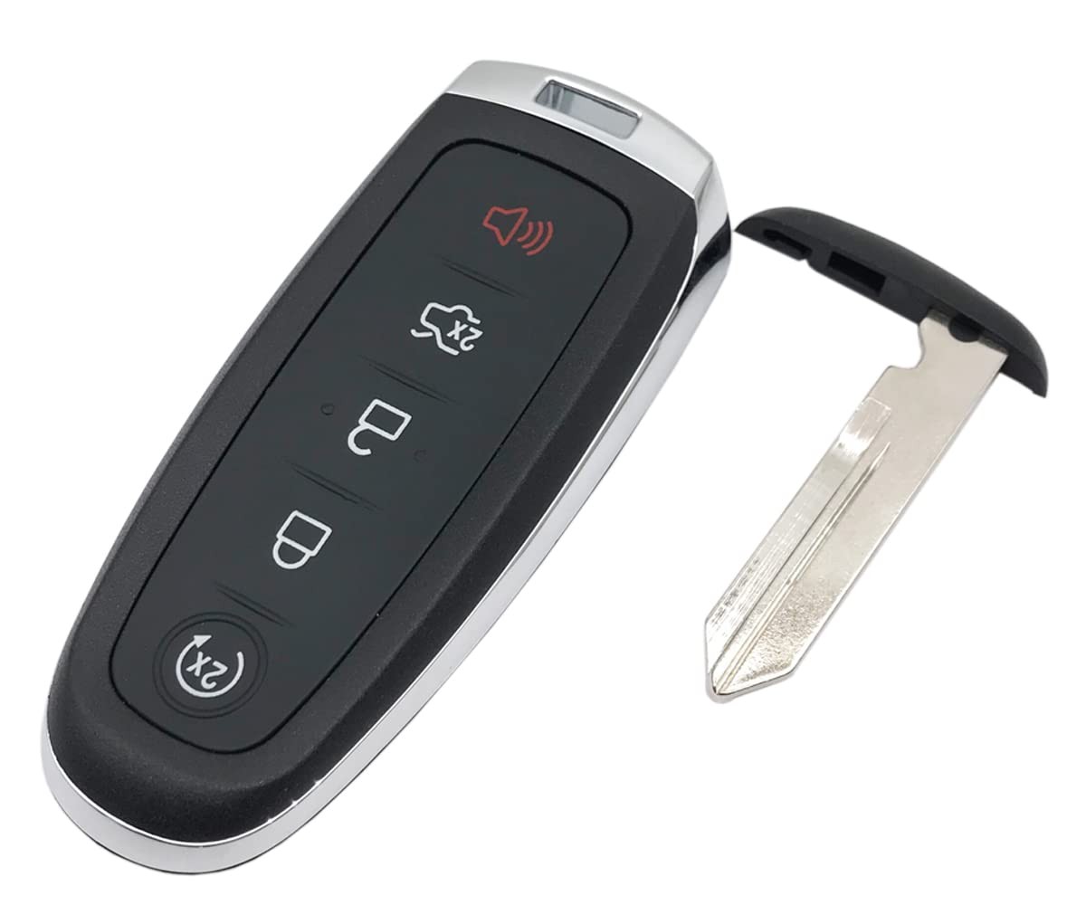 Replacement Key Fob Cover Case fit for Ford Edge Escape Explorer s, black