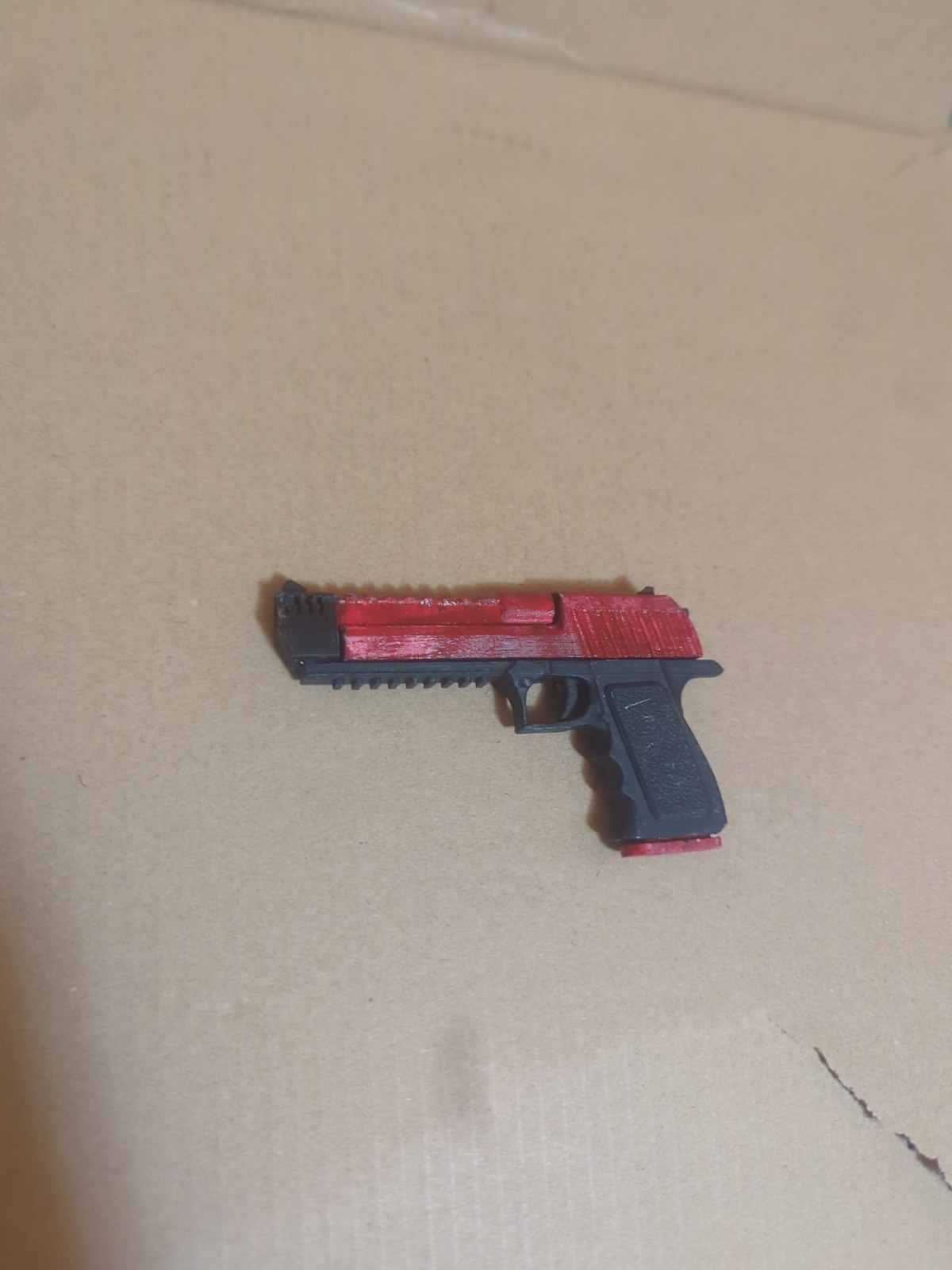 3D Printed Black And Red Derert Eagle Figit You 50AE