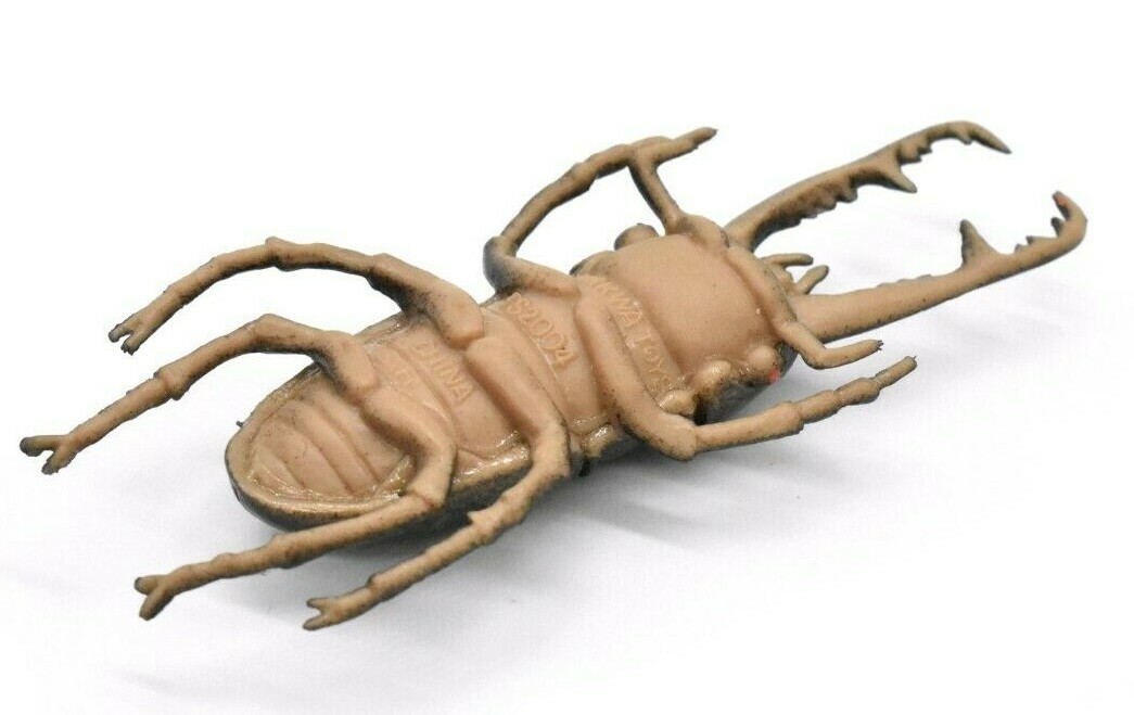 Stag Beetle, Very Nice Rubber Reproduction 2 3/4″ CWG07 B13