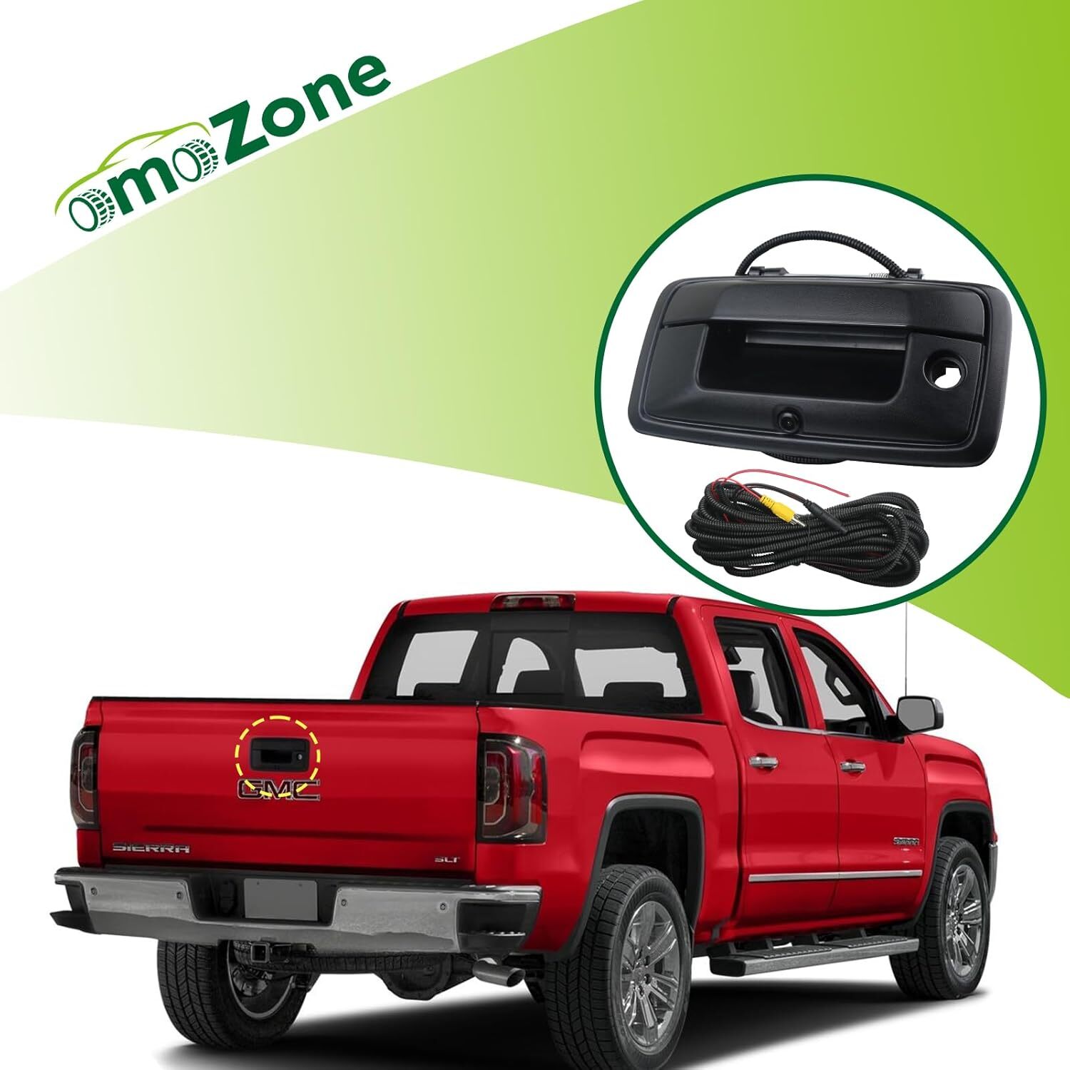 Backup Camera Tailgate Handle Rear View Camera Liftgate Latch Handle with