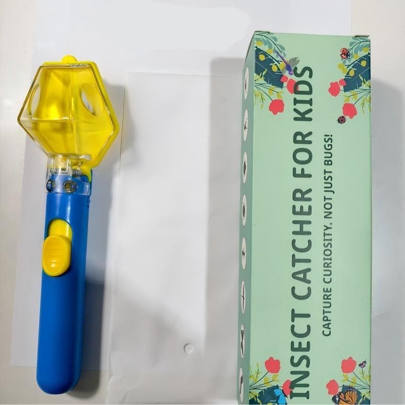 With 6X Magnifier Glass Bug Catcher for Kids, Portable Spider Catcher