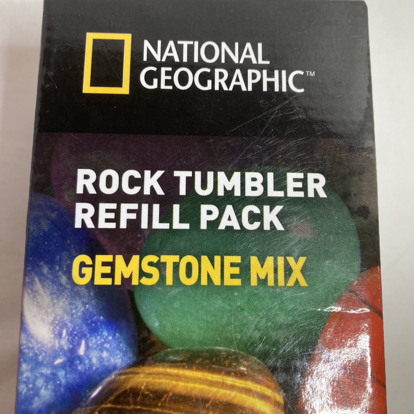 NATIONAL GEOGRAPHIC Rock Tumbler Refill Kit Gemstone Mix of 9 varieties NEW