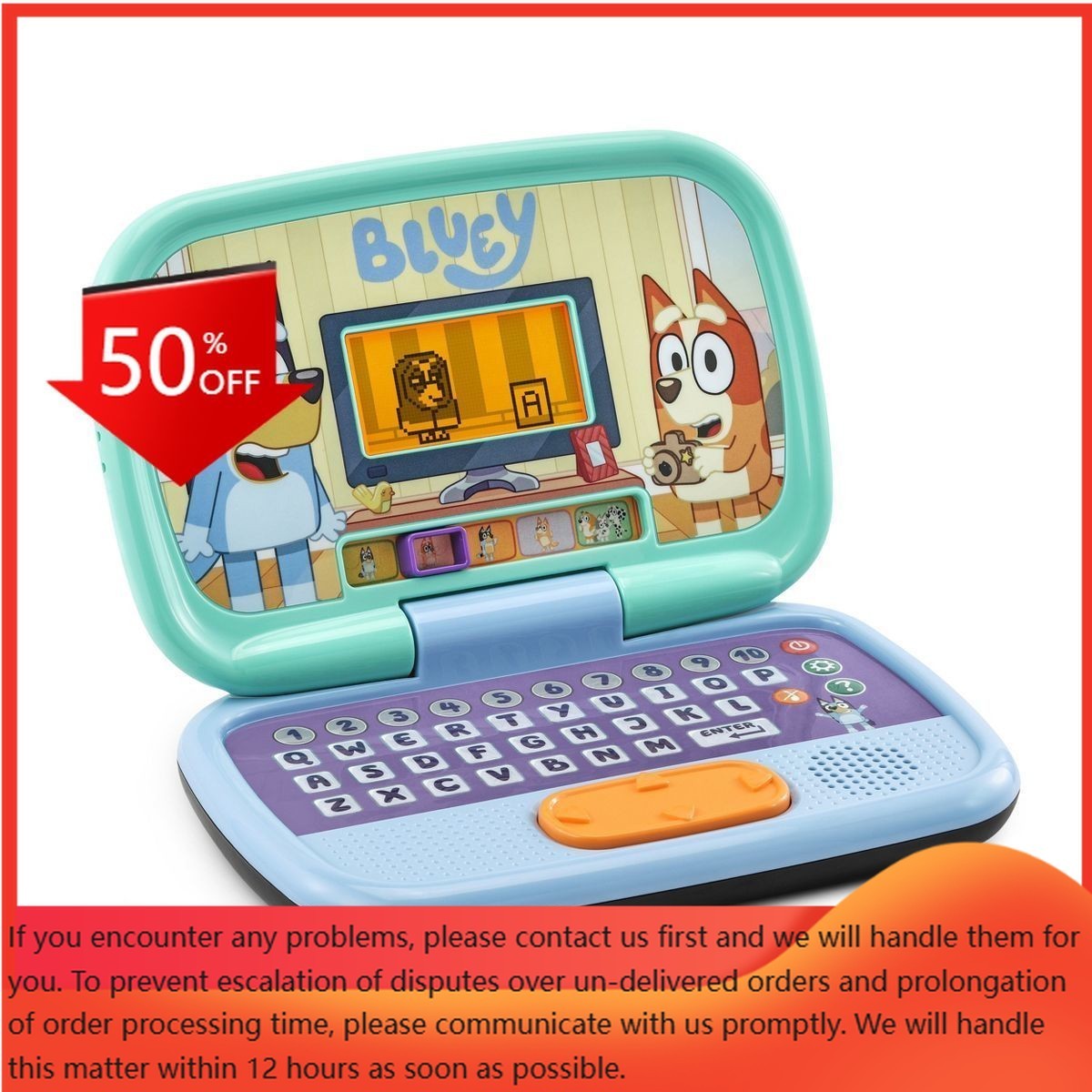 VTech Game Time Bluey Laptop