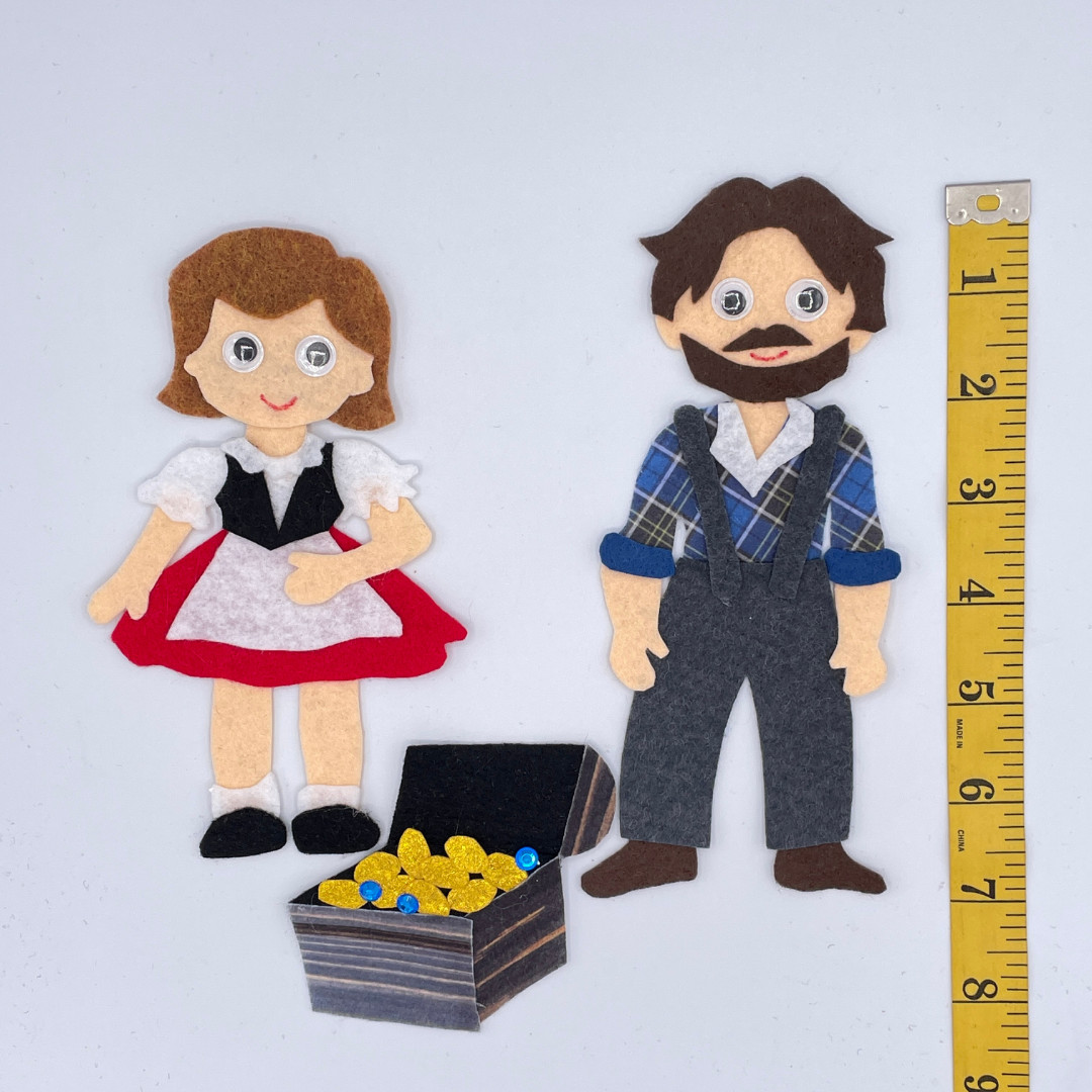 Hansel and Gretel Felt Pieces for Felt or Flannel Board Play