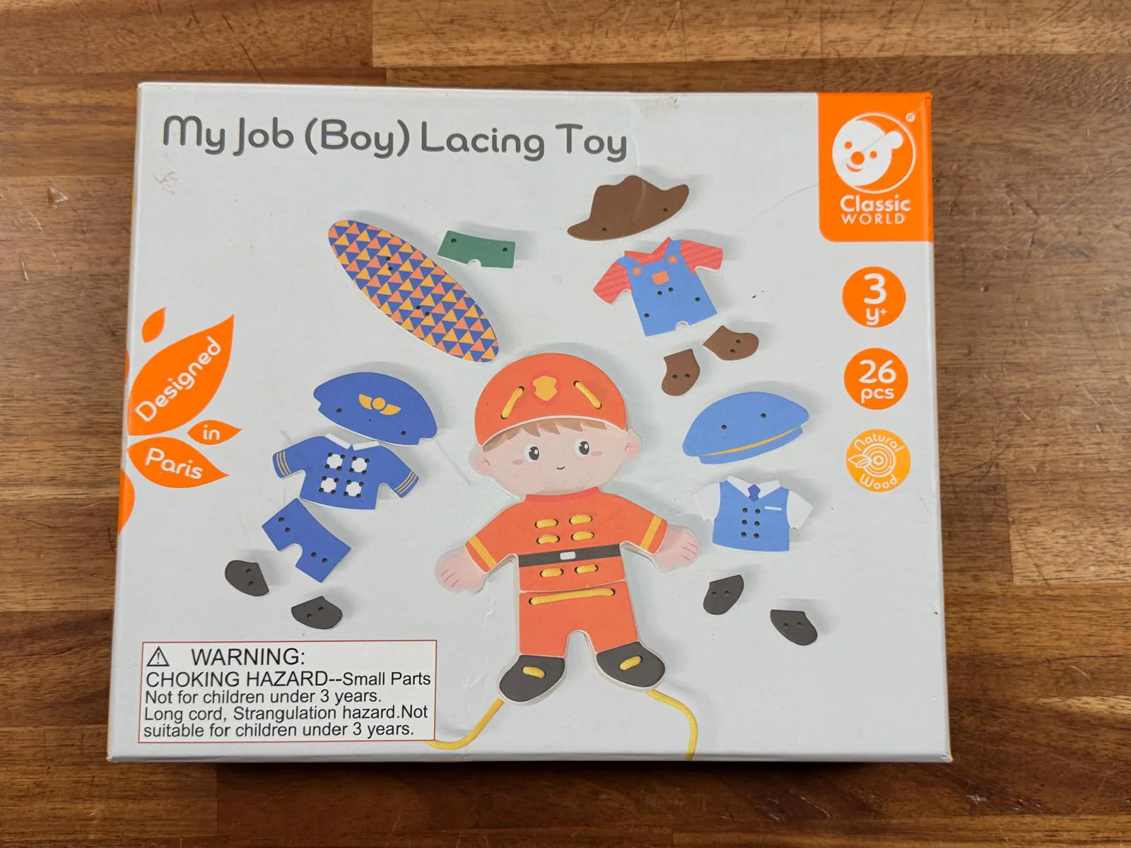 My Job (Boy) Lacing Toy – Classic World