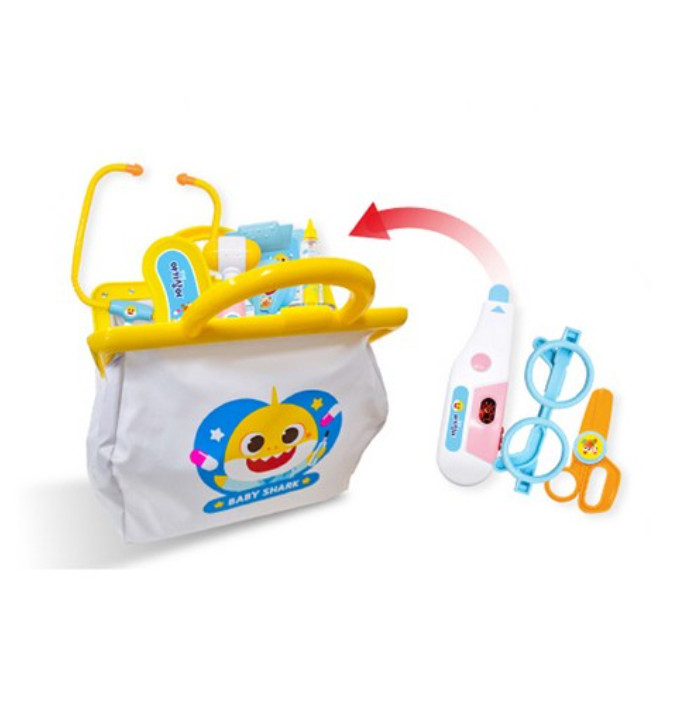 Pinkfong Baby Shark Doctor Bag Hospital Play Medical Kits Nursery Rhymes Kid Toy