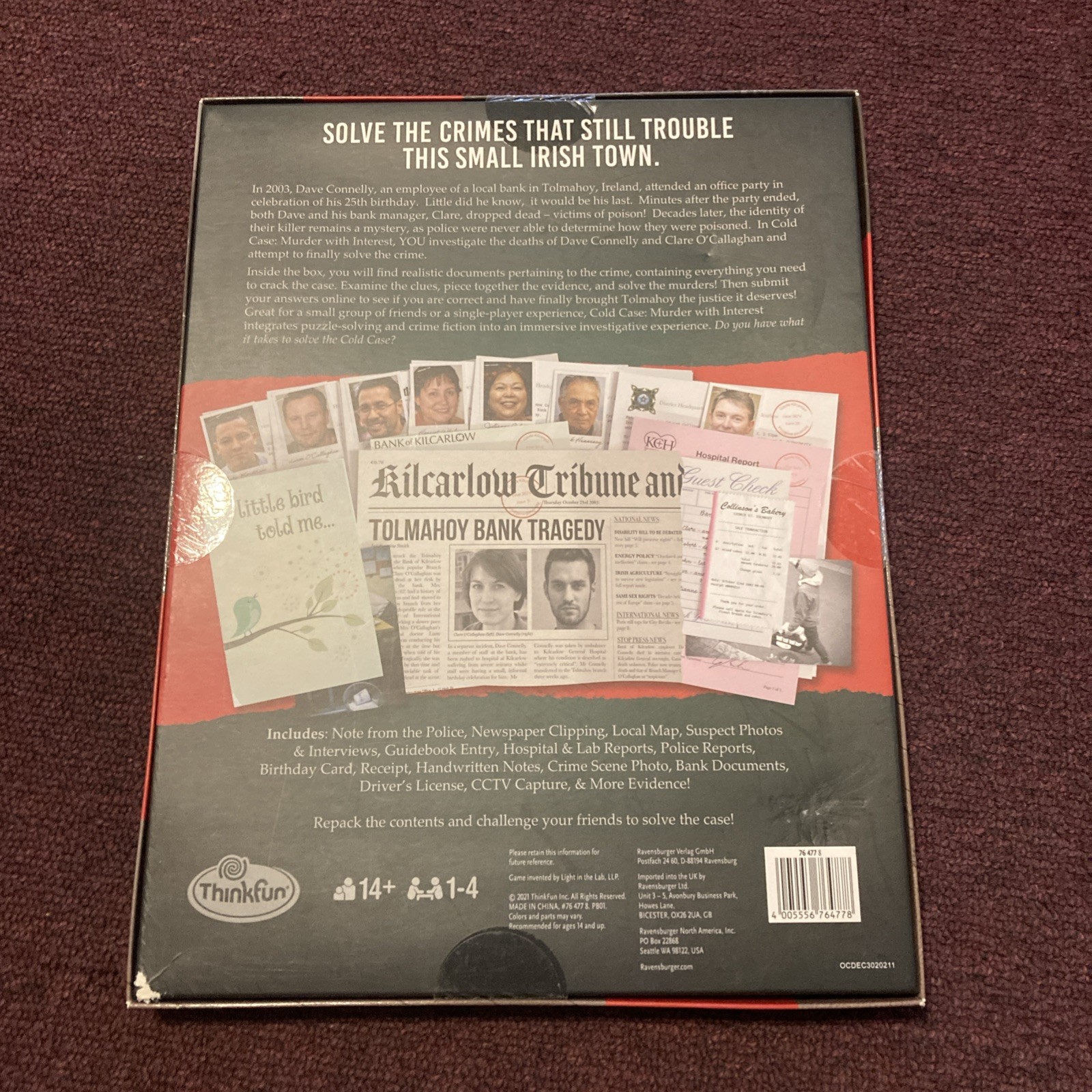 ThinkFun – Cold Case: Murder with Interest