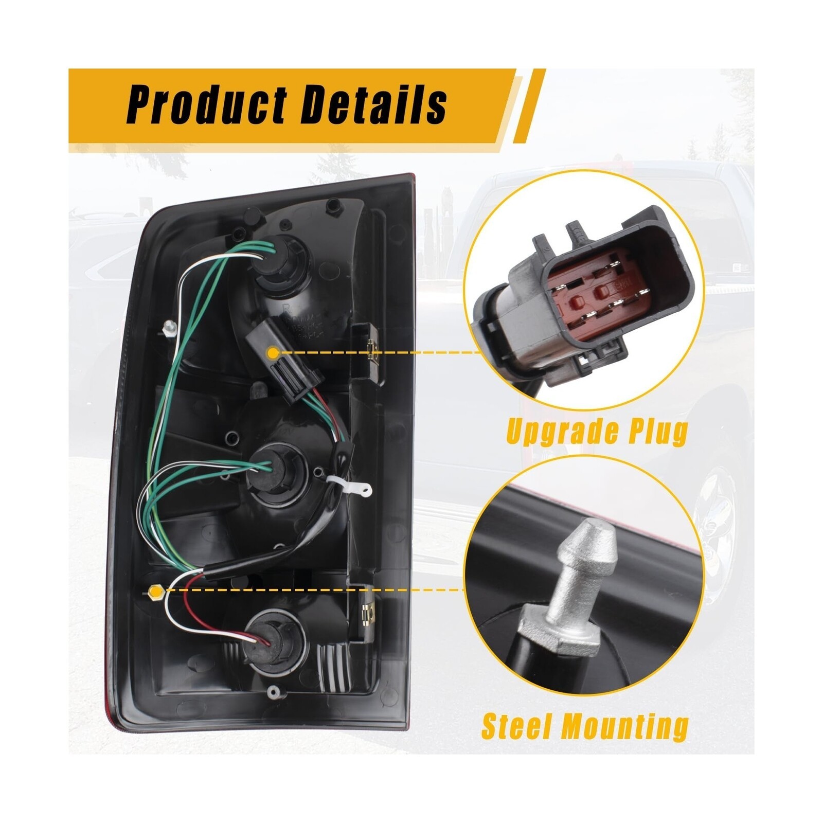 Boine Tail Light Compatible With 2002 2003 2004 2005 2006 Dodge Ram 1500 2500…