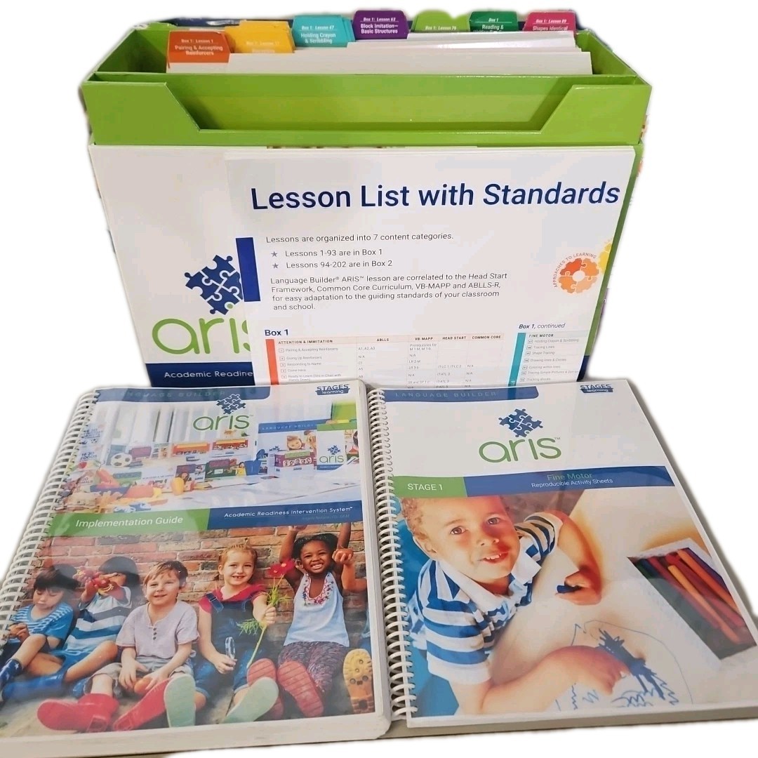 aris Language Builder Stage 1 & 2 box Sets Emotions Sequencing Occupations Verb