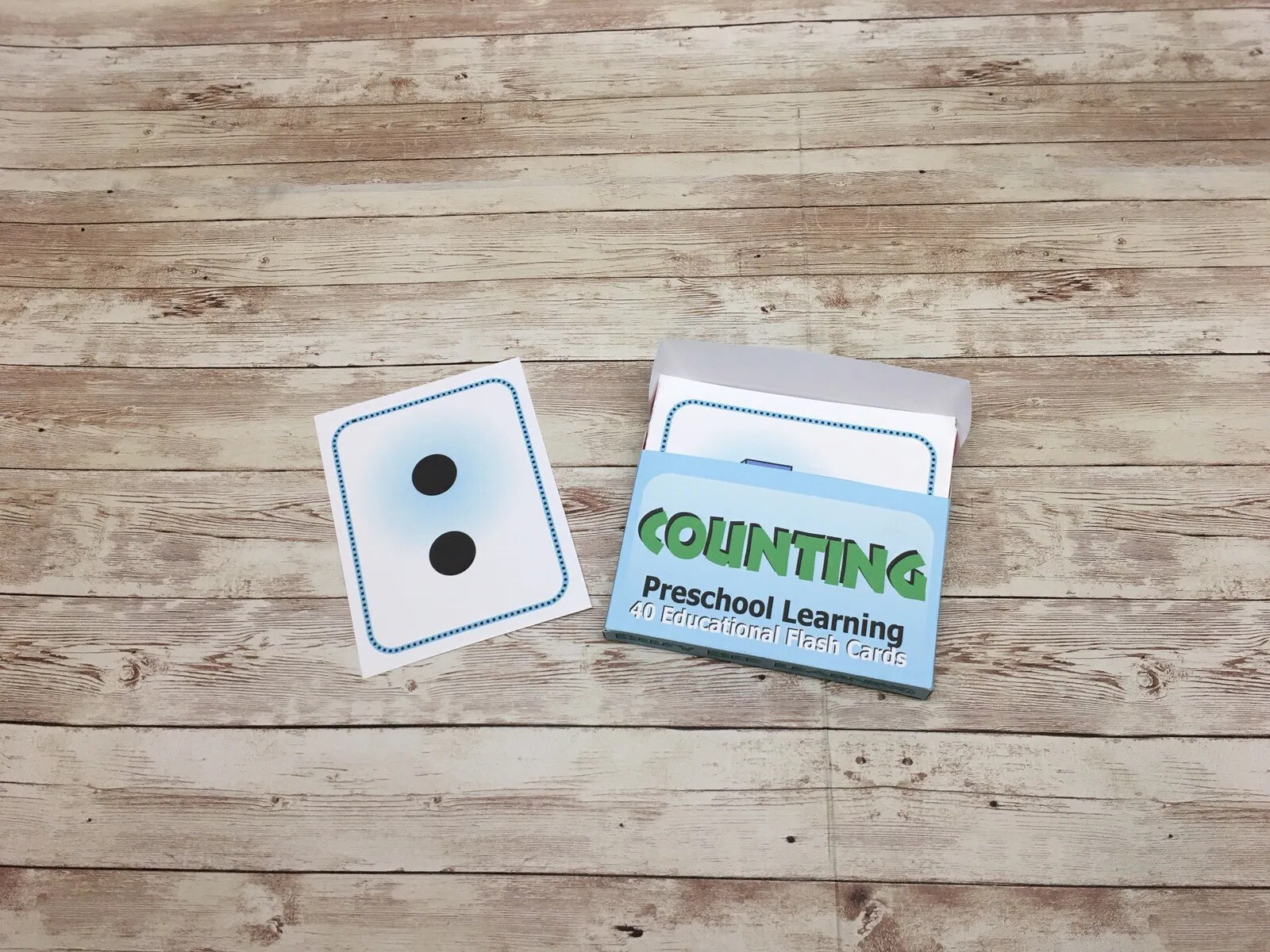 Counting – Busy Bee Preschool Learning – 40 Educational Flash Cards UNCUT PRINT