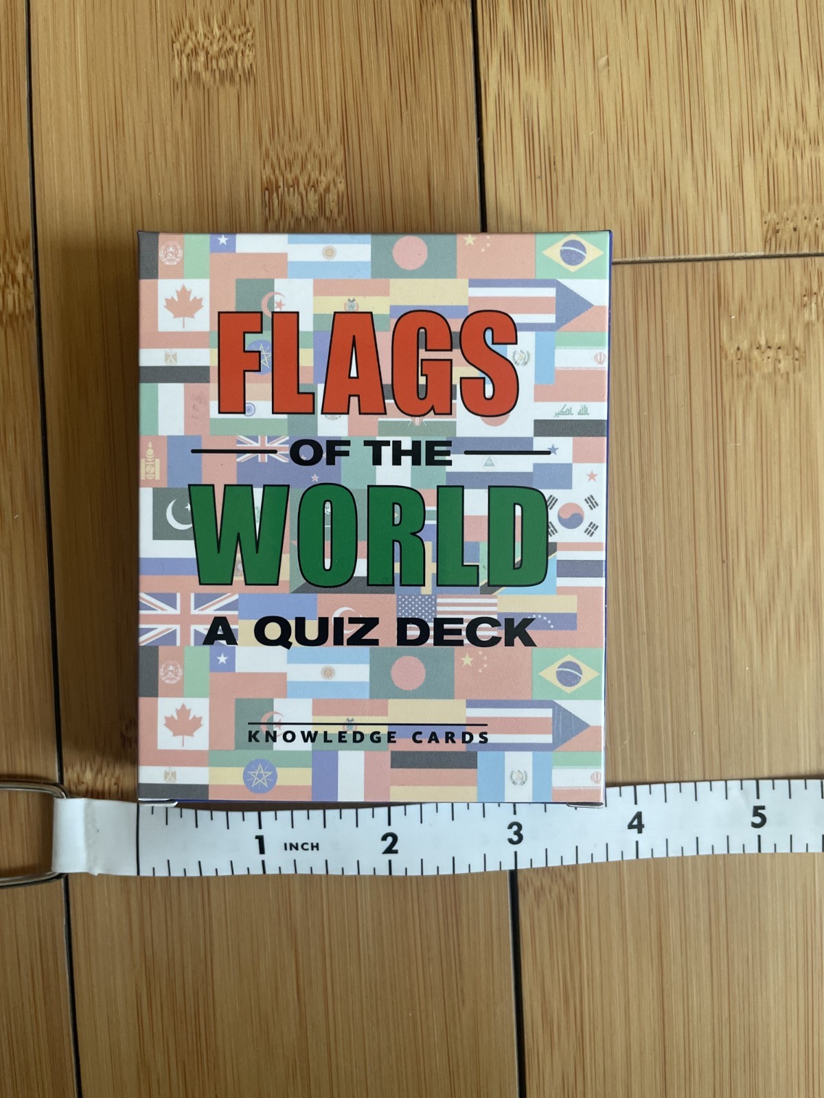 Flags of the World Quiz Deck by Pomegranate Communications