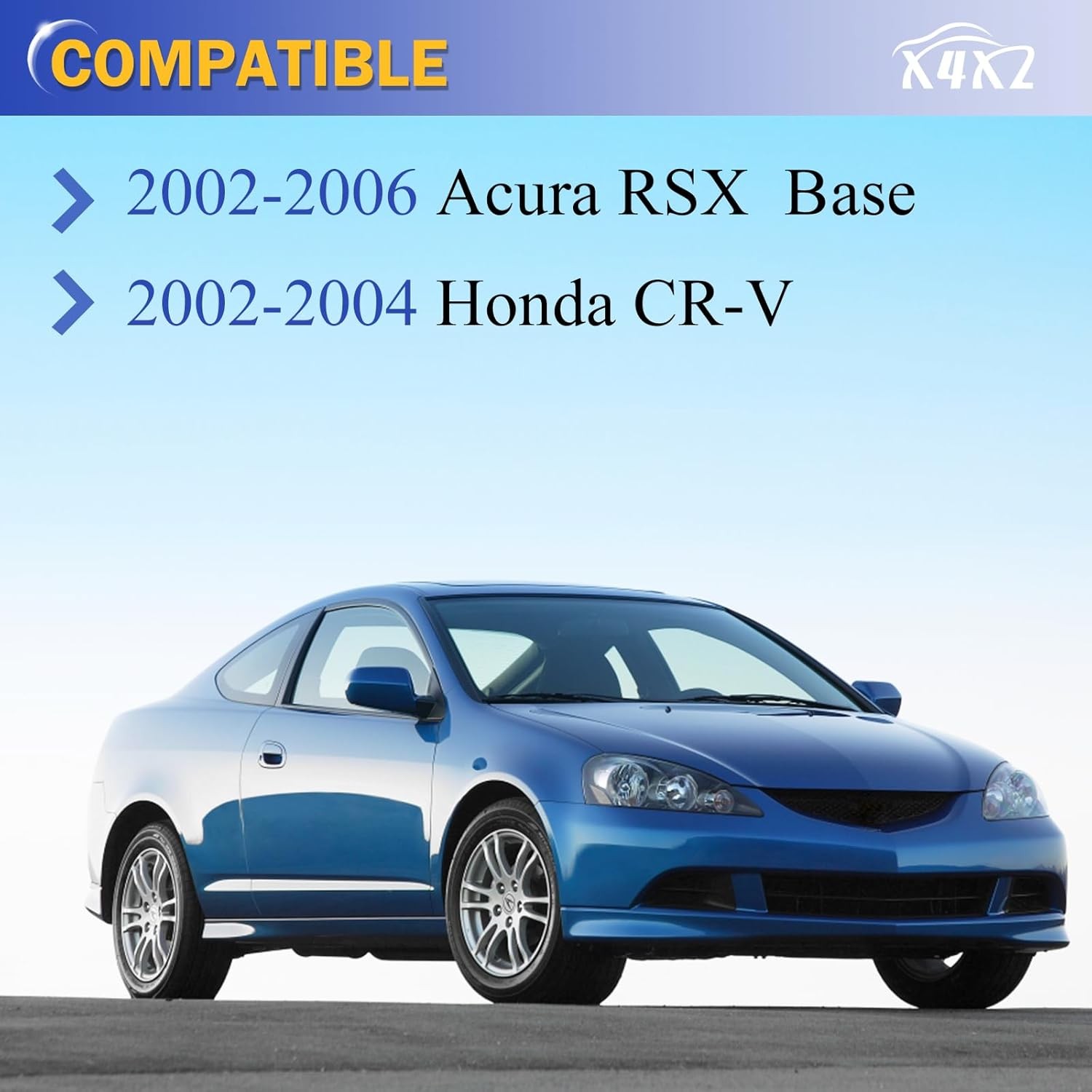 Air Intake Hose with Clamps for 2002-2004 Honda CR-V CRV 2002-2006 Acura RSX bas