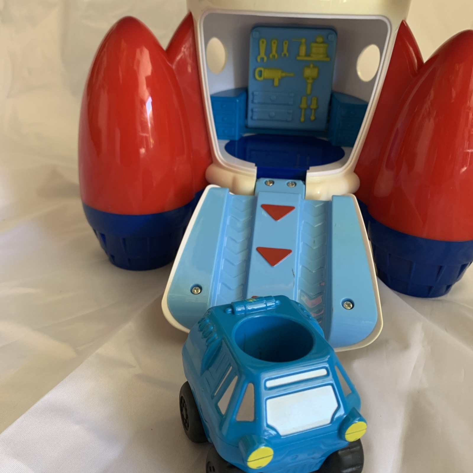 Lakeshore Learn & Play Explore Rocket Space Ship Toy + 2 Astronauts & Rover