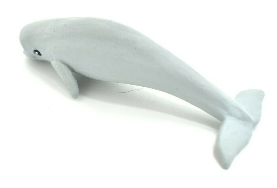 Beluga Whale Plastic Replica 3Long ~ F3903-B9