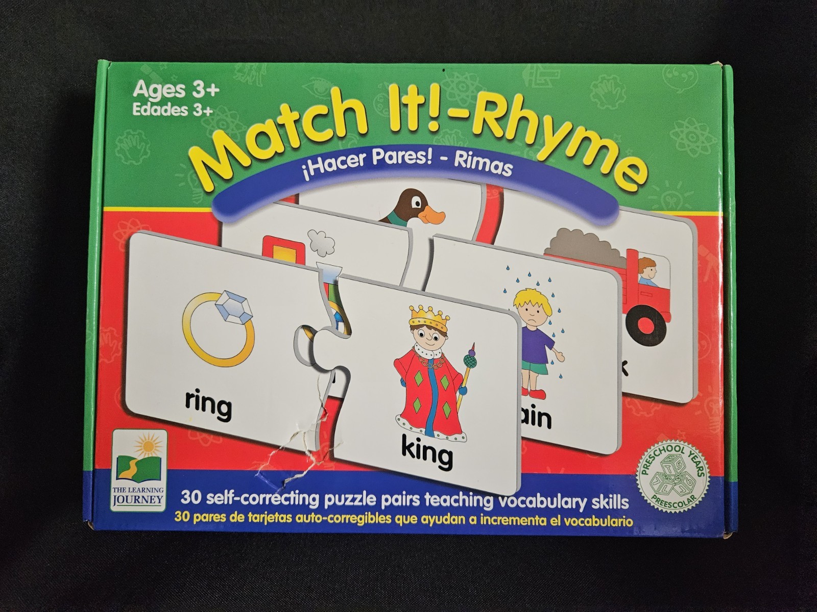 Match It The Self Correcting Puzzle Pairs By Learning Journey Complete Pre-owned