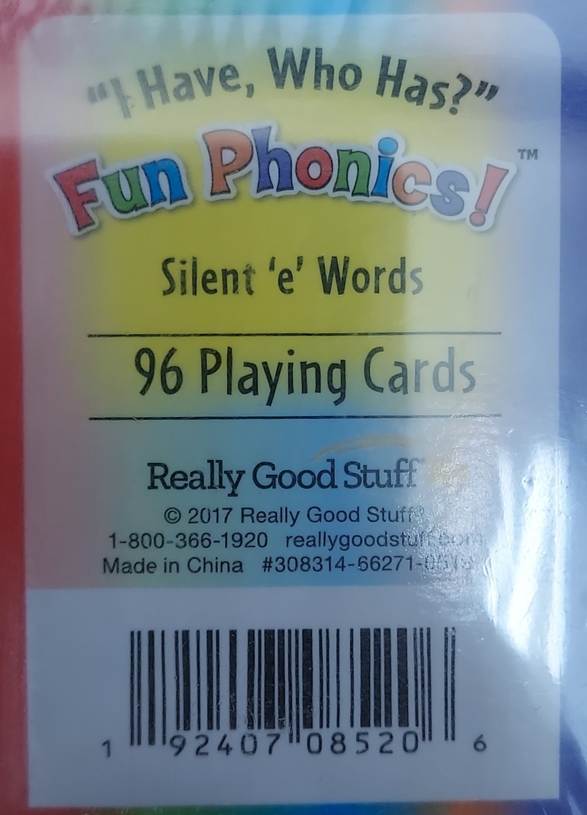 “I Have, Who Has?” Fun Phonics Silent ‘e’ Words