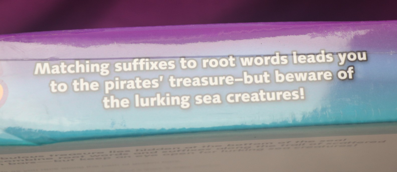 Lakeshore Sunken Suffixes Vocabulary Educational Learning Game AA646 NEW SEALED