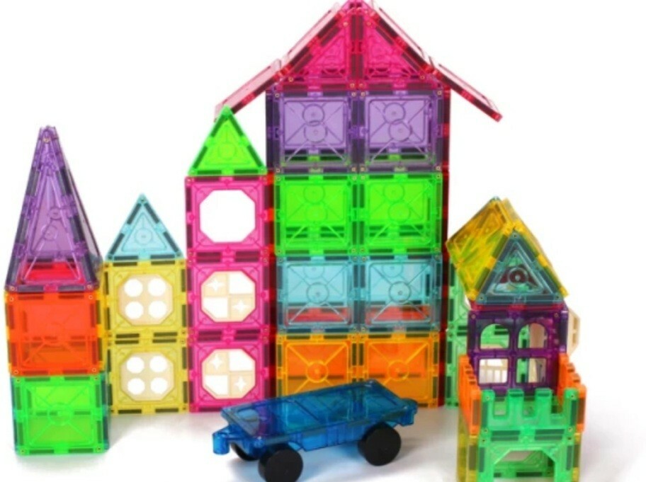 Creativity and Educational Building 3D Magnet Toys 80 pieces