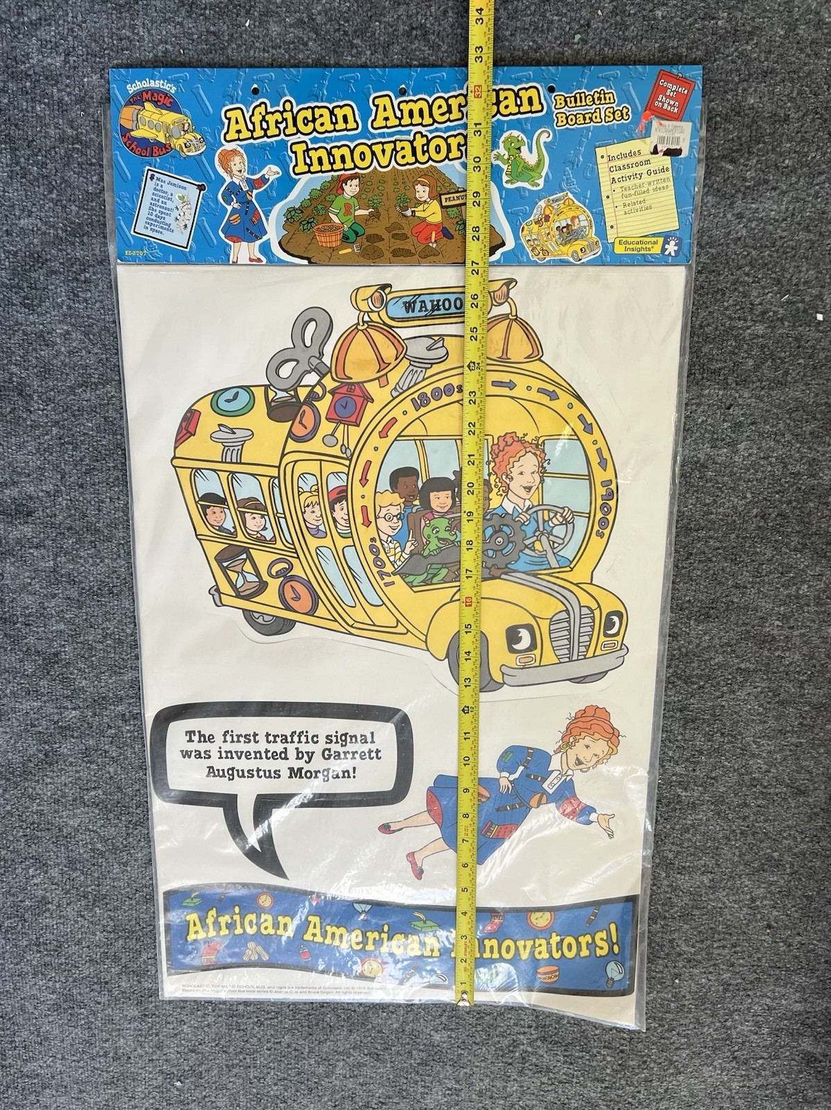 Magic School Bus 1999 Classroom Bulletin Board Set African American Innovators