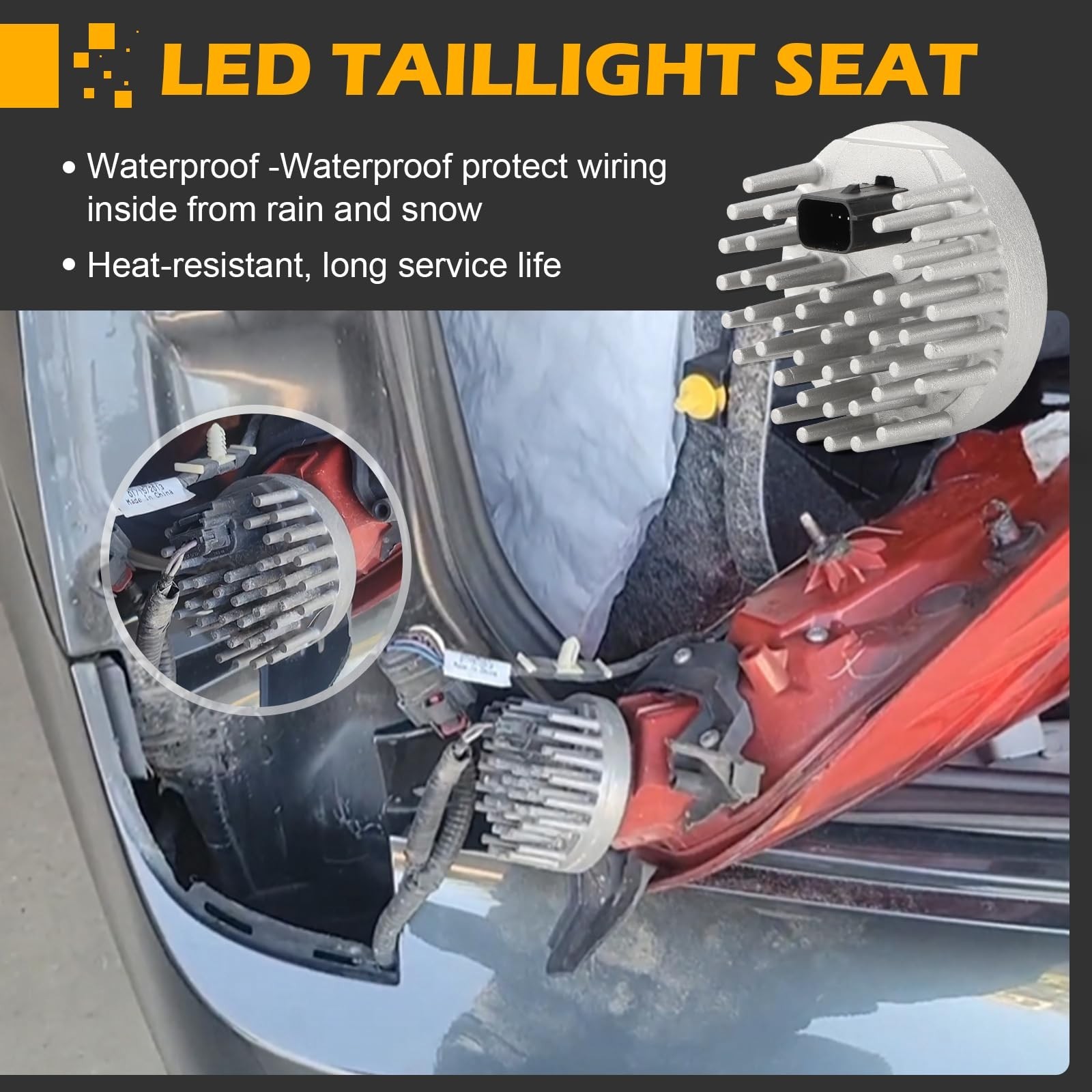 X4XZ 13579168 LED Tail Light Bulb Unit Compatible with 2013-2018 Cadillac ATS…