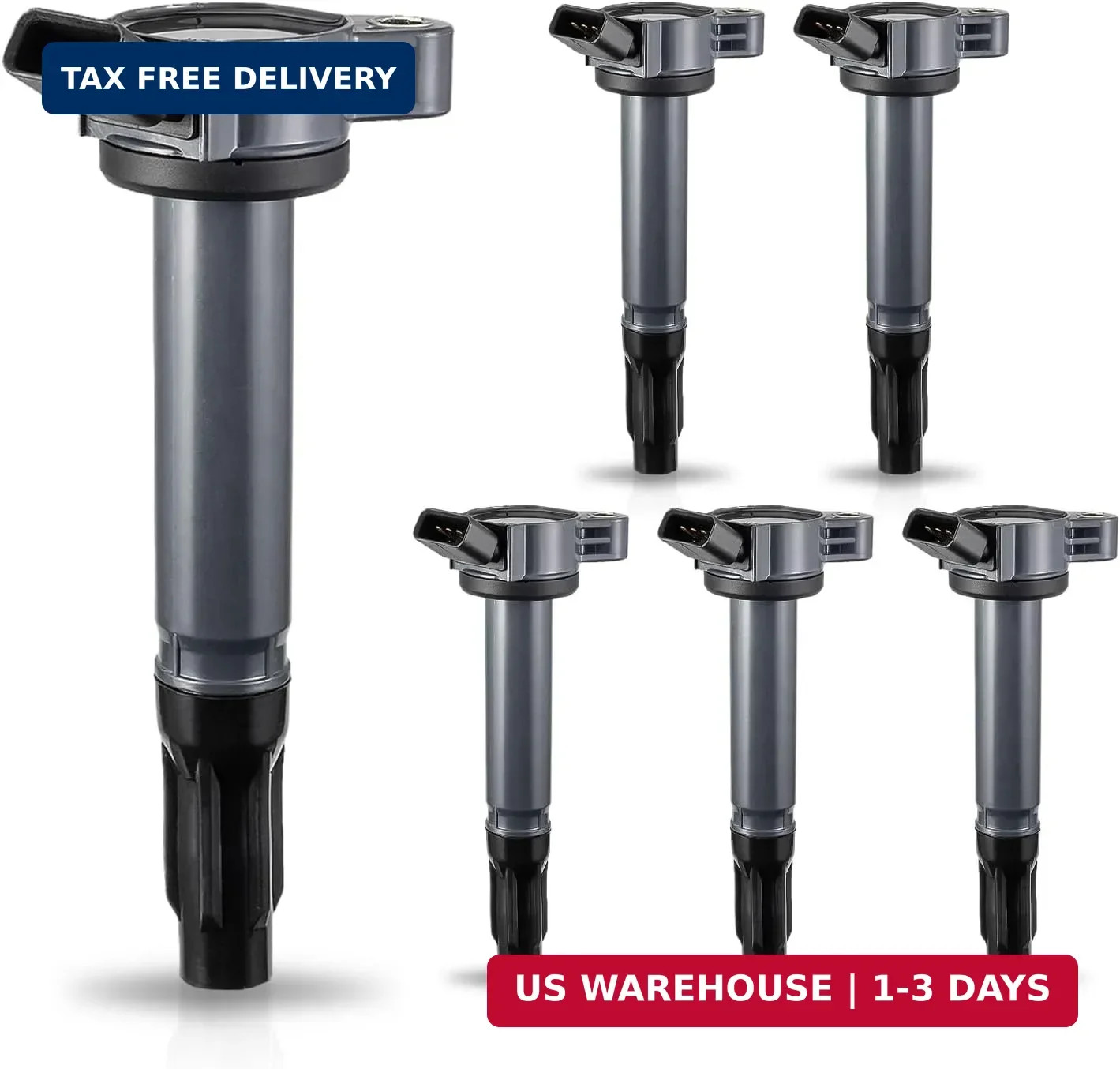 ENA Pack 6 Ignition Coil 3.5L V6 Compatible with Toyota Camry Sienna Avalon High