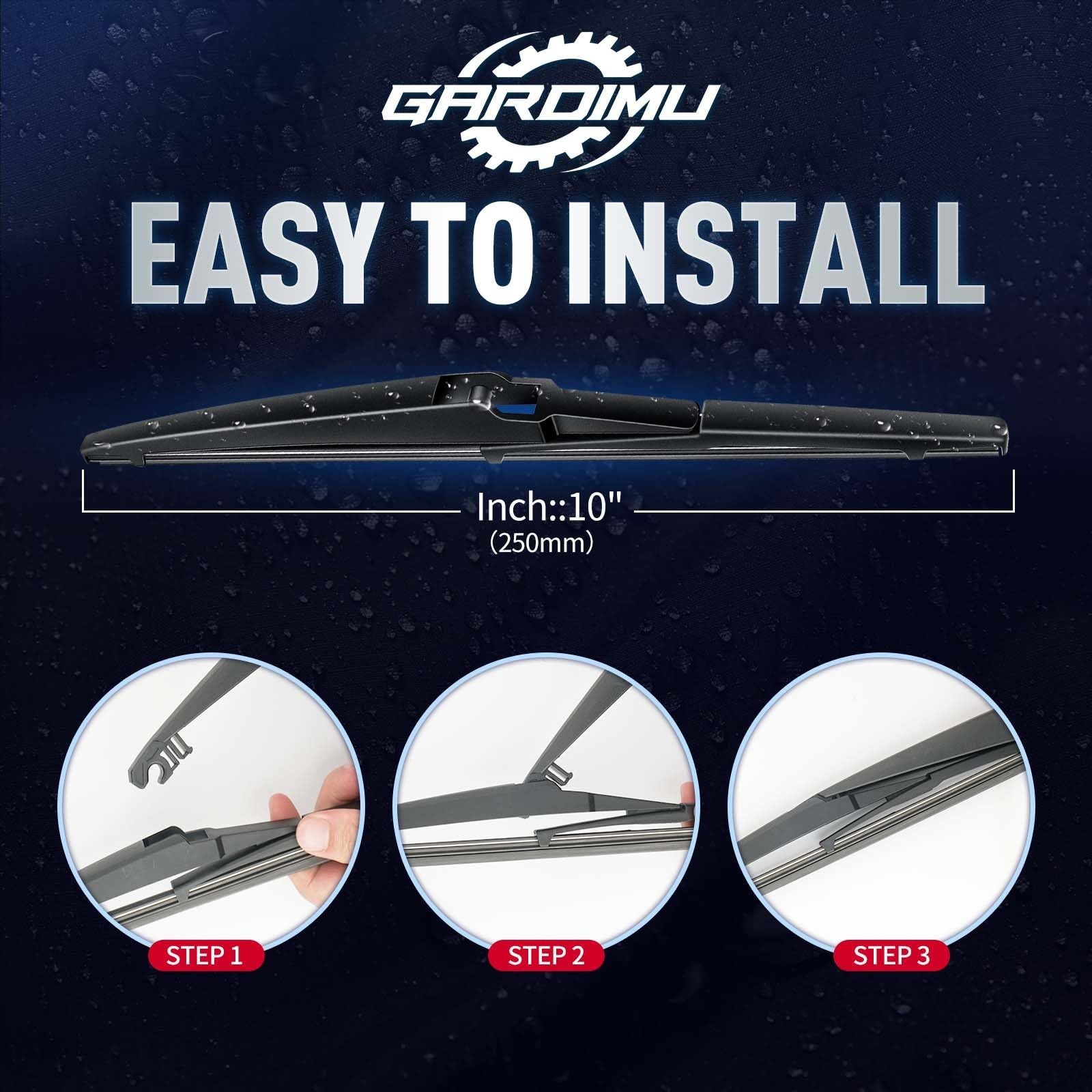10″ Rear Wiper Blades for Toyota Highlander 2025-2026 RAV4 2018-2013 Corolla …