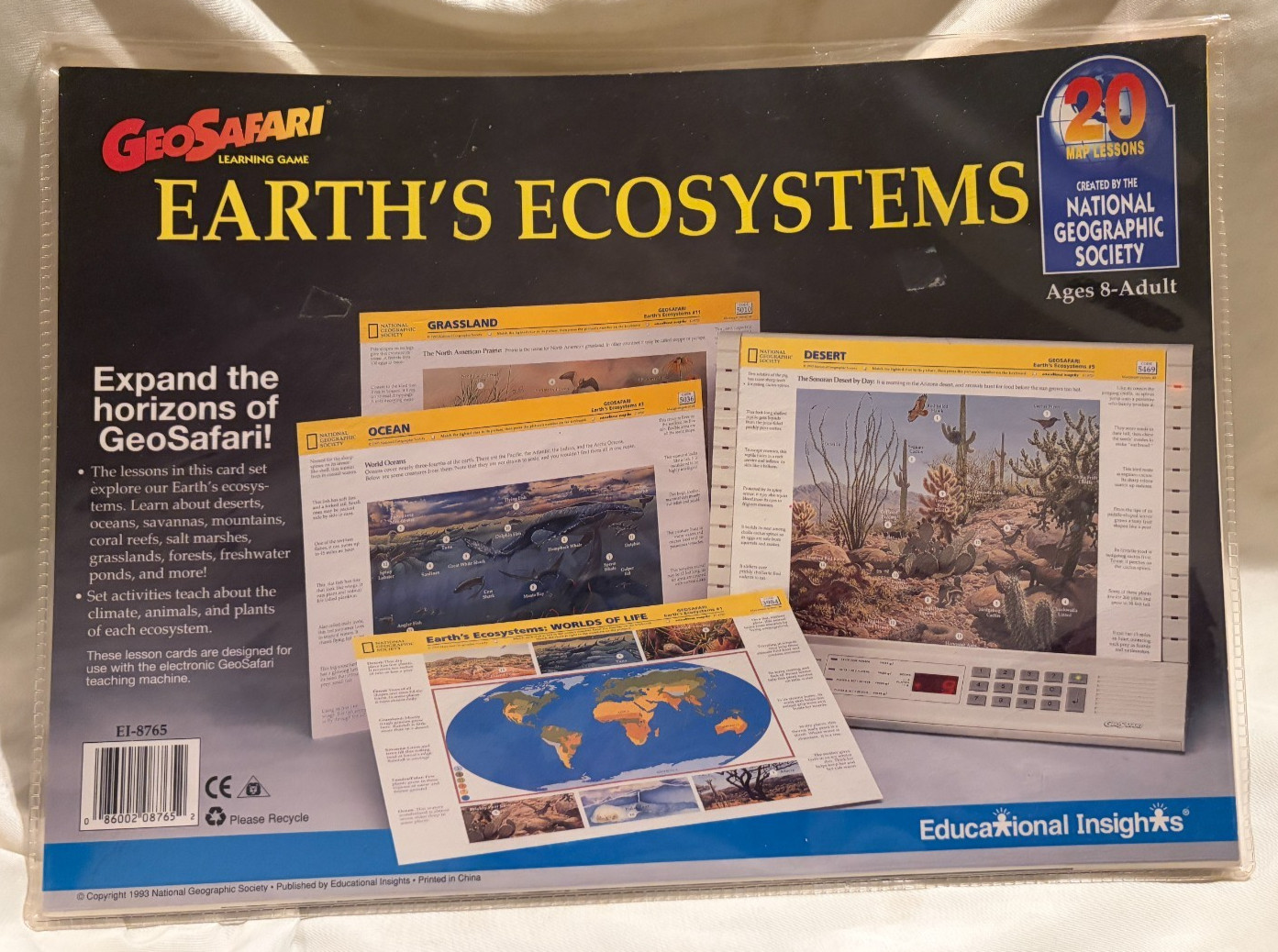 GeoSafari Learning System – Earth’s Ecosystems Cards – EI-8765