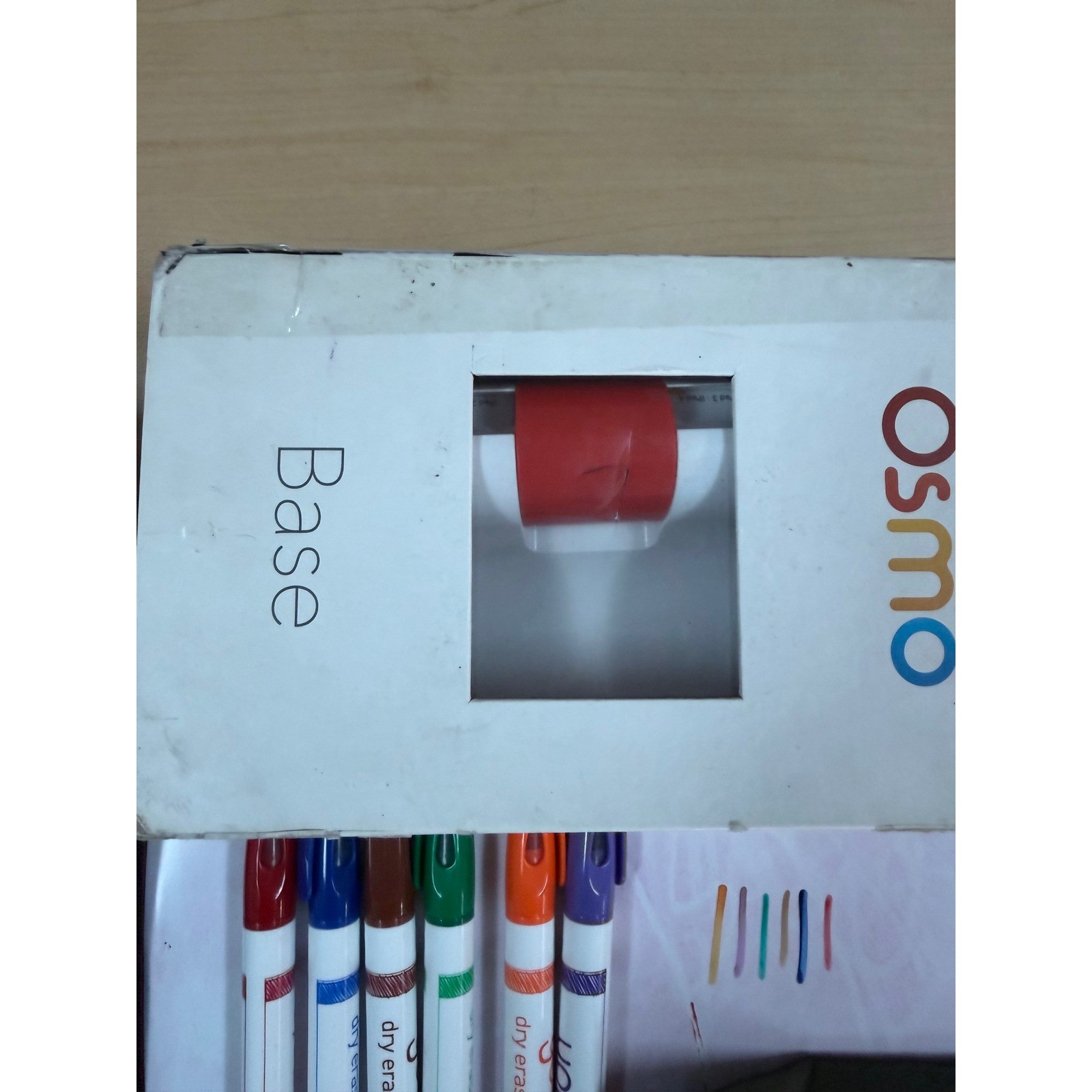 Osmo Base for iPad with Creative Board Yoobi Dry Erase Markers and Storage Pouch