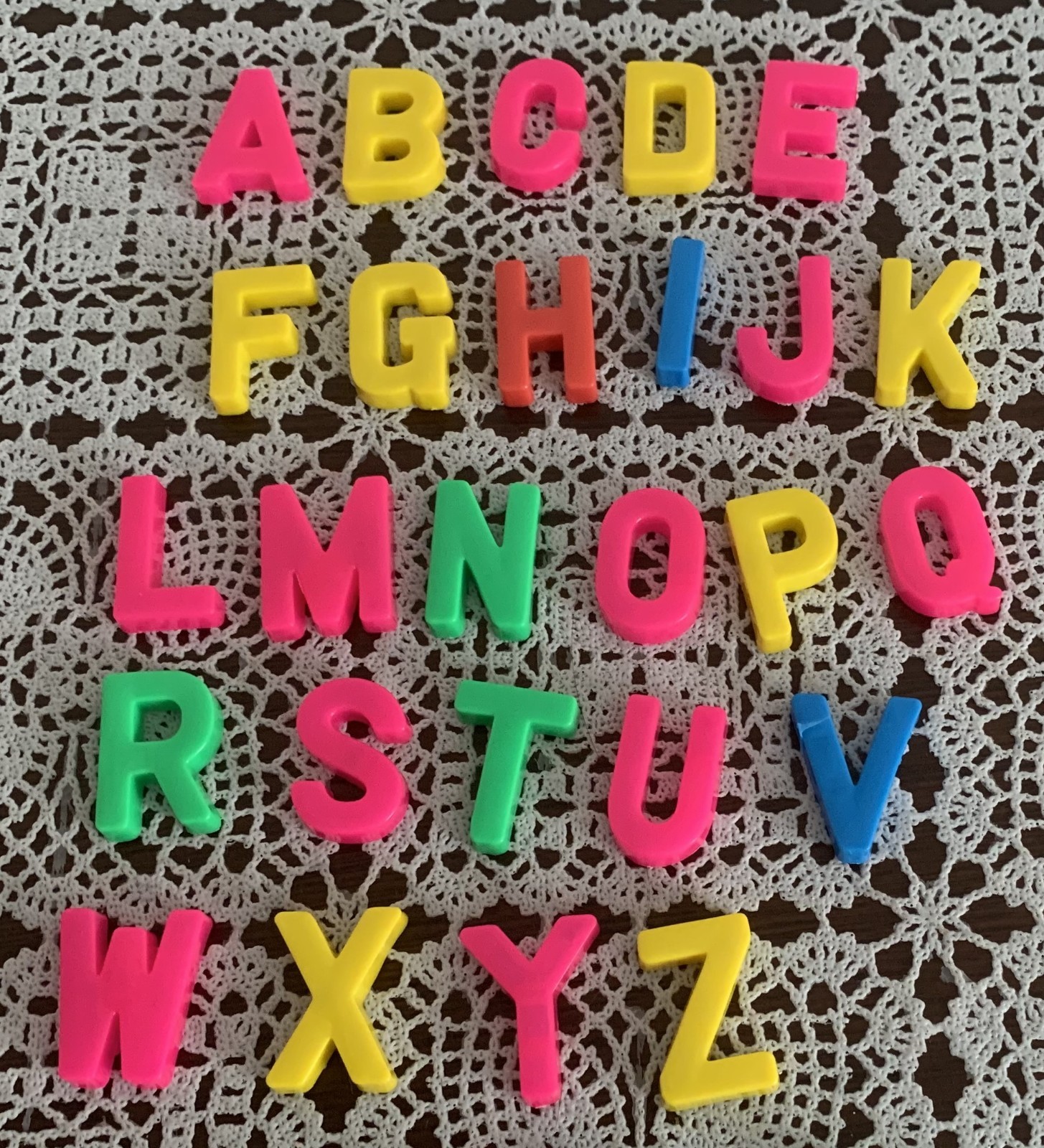 Complete Set Plastic Letters Number Alphabet Math Symbols Learning Toy 1 Inch