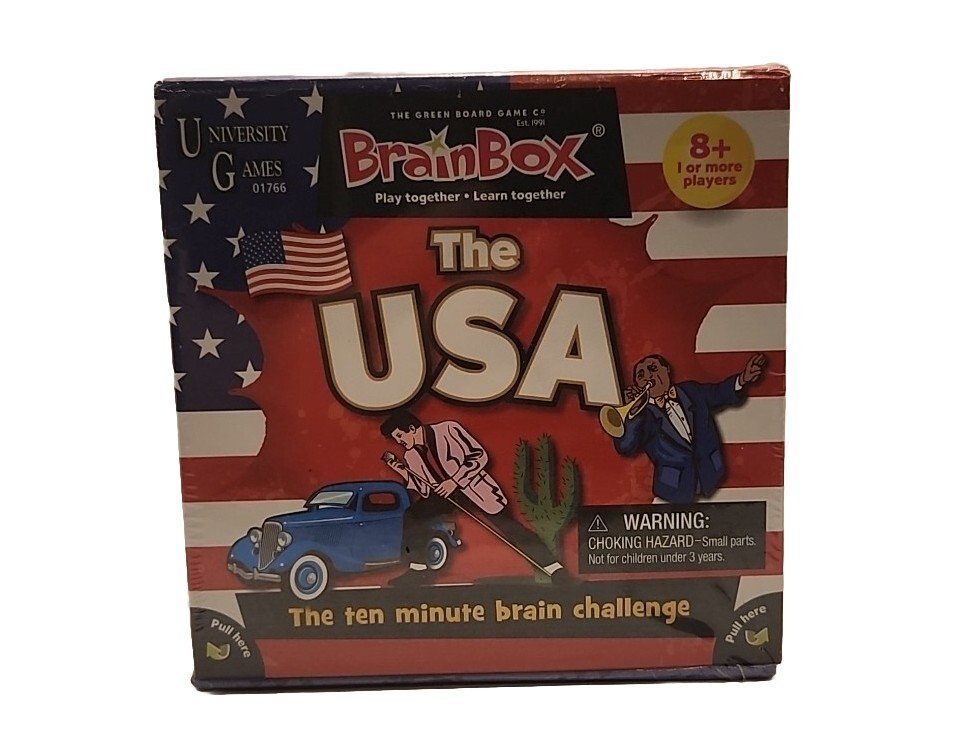 BRAIN BOX The USA 10 Minute Brain Challenge 2012 New Sealed University Games