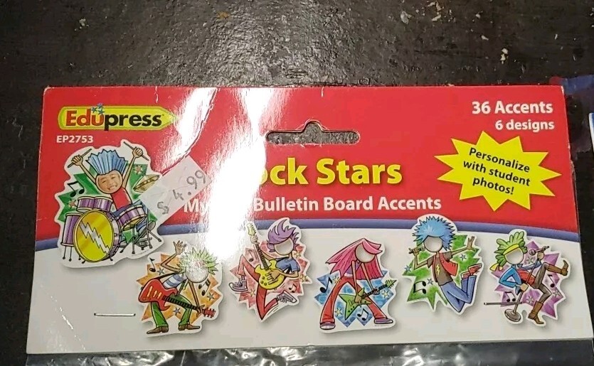 Lot Of 4 New Packs Of Classroom Decorations & Bulletin Board Accents 144 Pieces