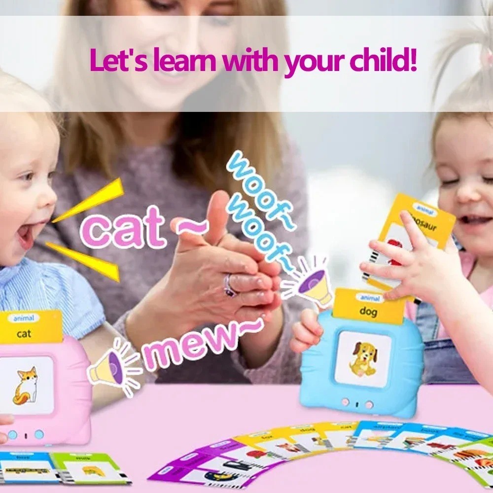 Electronic Talking Flash Cards 224 Sight Words Pocket Speech for Toddlers Gift